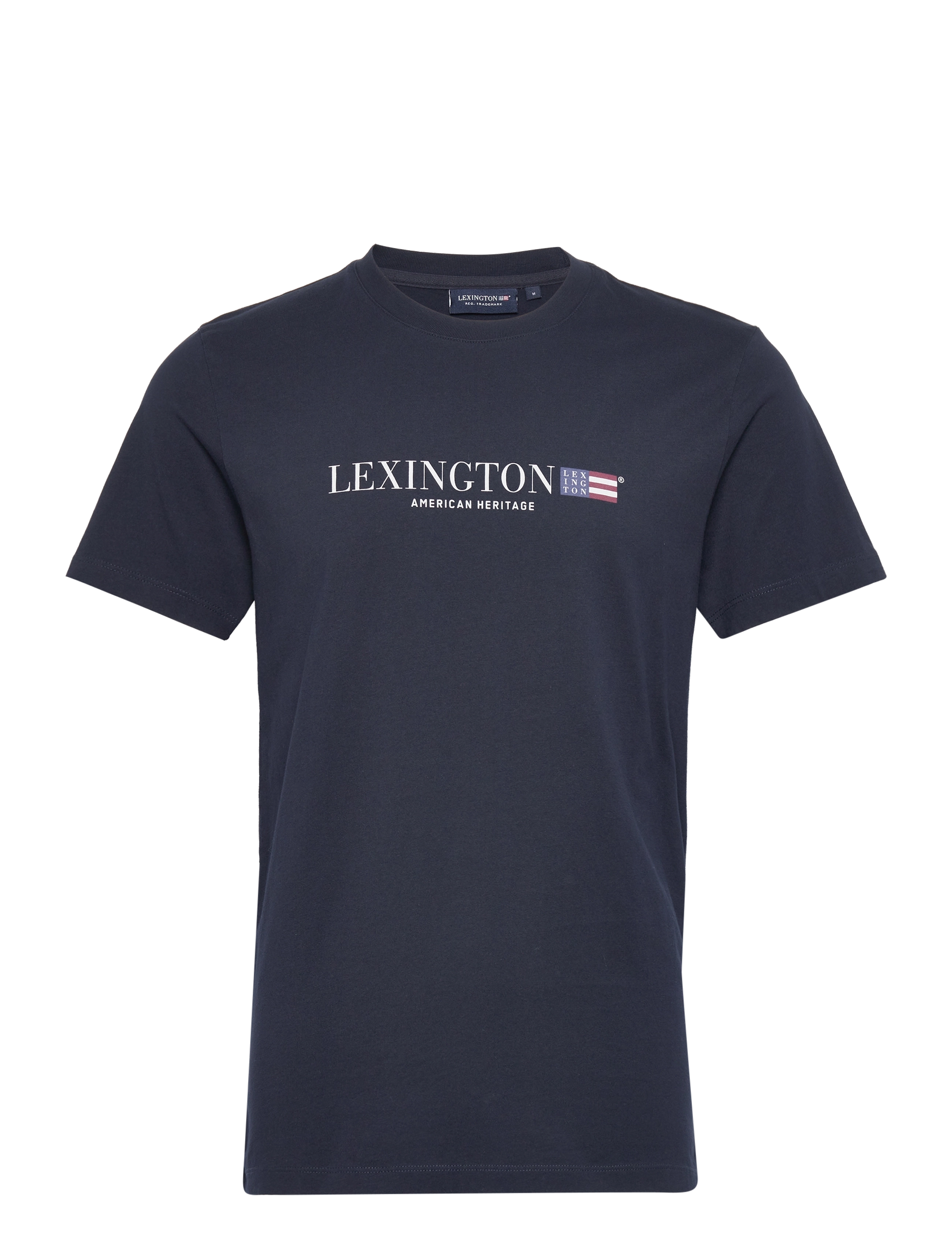Lexington Clothing Max Organic Cotton Printed Tee - Tøj - DARK BLUE / navy