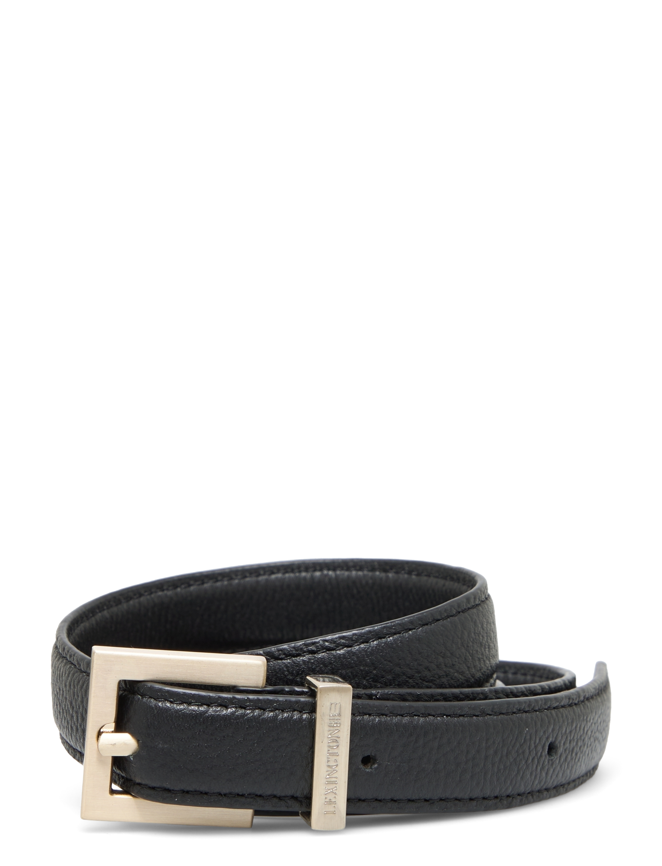 Lexington Clothing Lexington Leather Belt - Aksessuaarid - BLACK / black