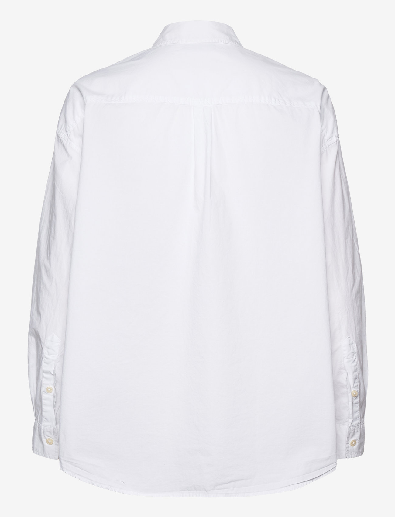 Lexington Clothing - Pernilla Organic Cotton Poplin Shirt - pikkade varrukatega särgid - white - 2