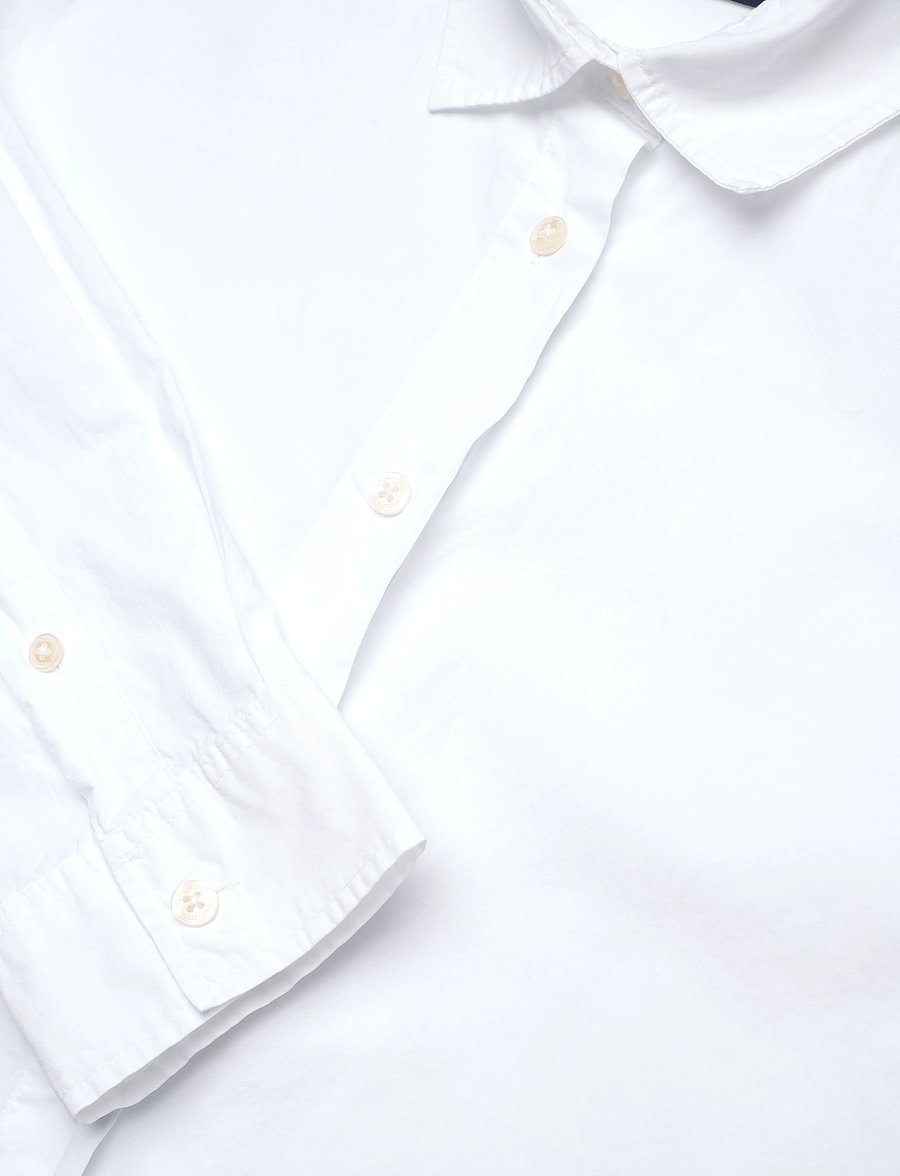 Lexington Clothing - Pernilla Organic Cotton Poplin Shirt - chemises à manches longues - white - 4