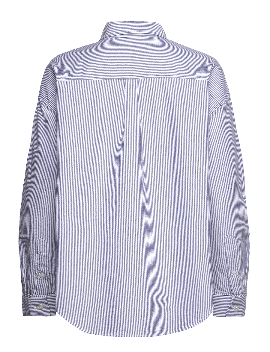 Lexington Clothing - Pernilla Organic Cotton Oxford Shirt - chemises à manches longues - blue/white stripe - 2