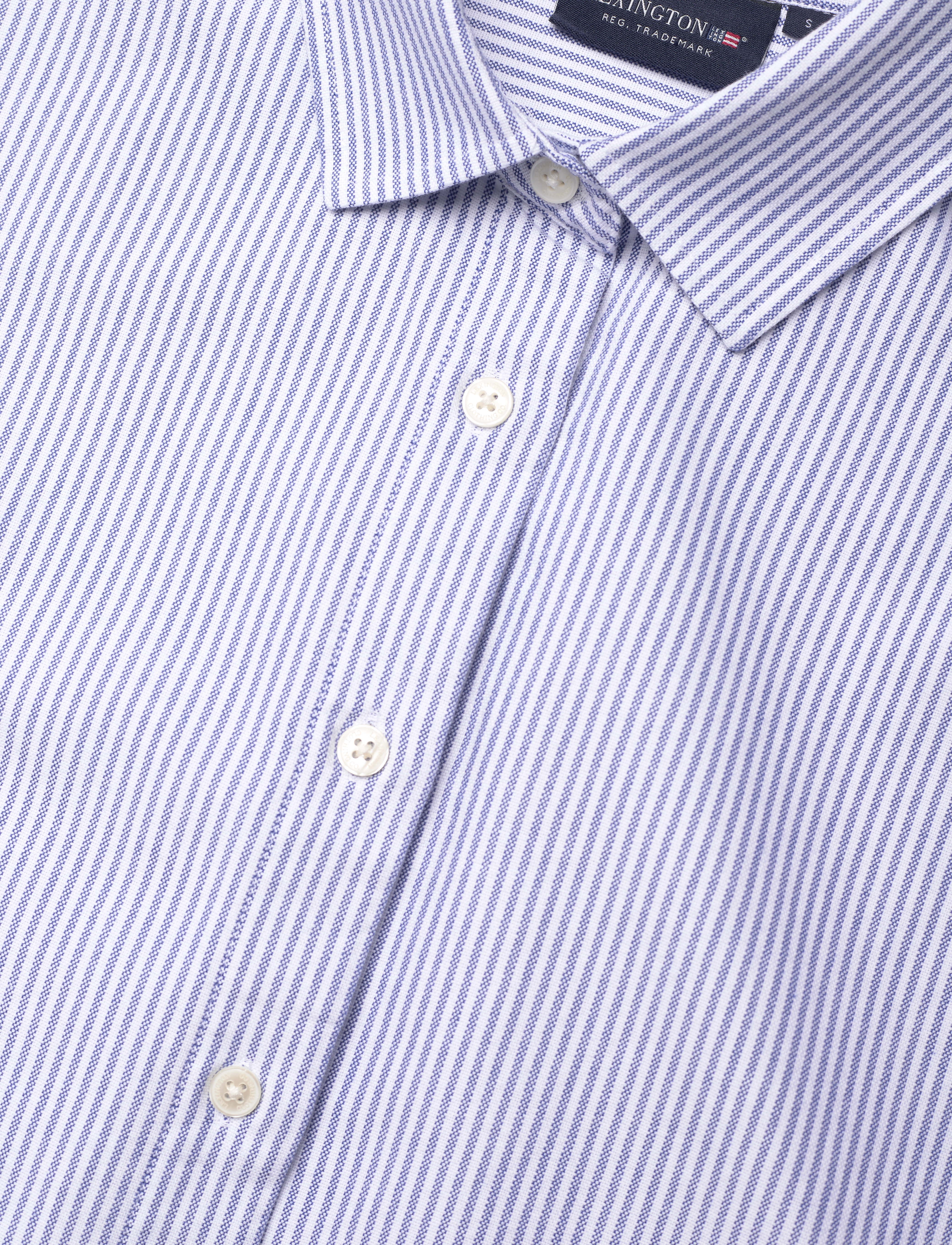 Lexington Clothing - Pernilla Organic Cotton Oxford Shirt - chemises à manches longues - blue/white stripe - 5