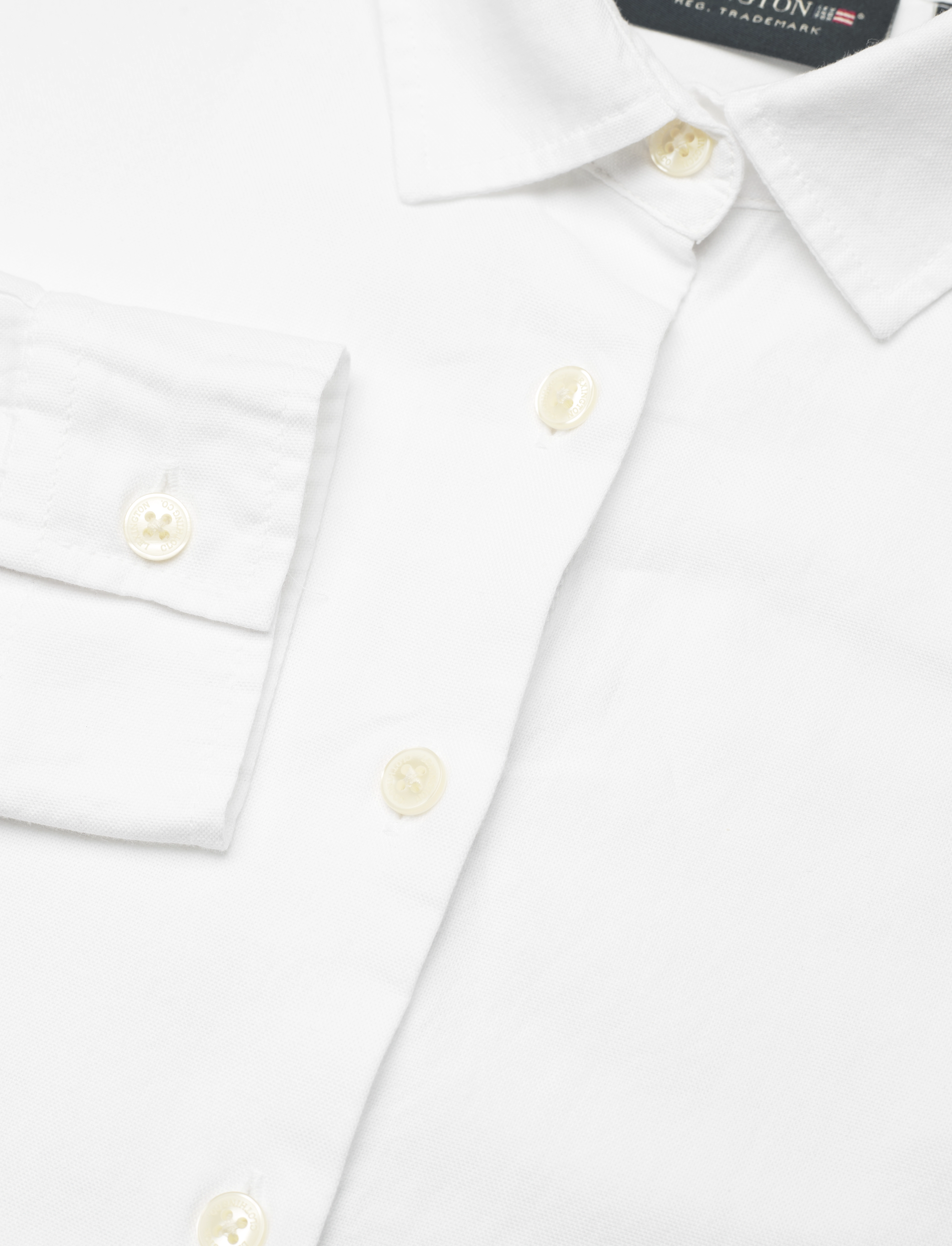Lexington Clothing - Sanna Organic Cotton Light Oxford Shirt - white - 2