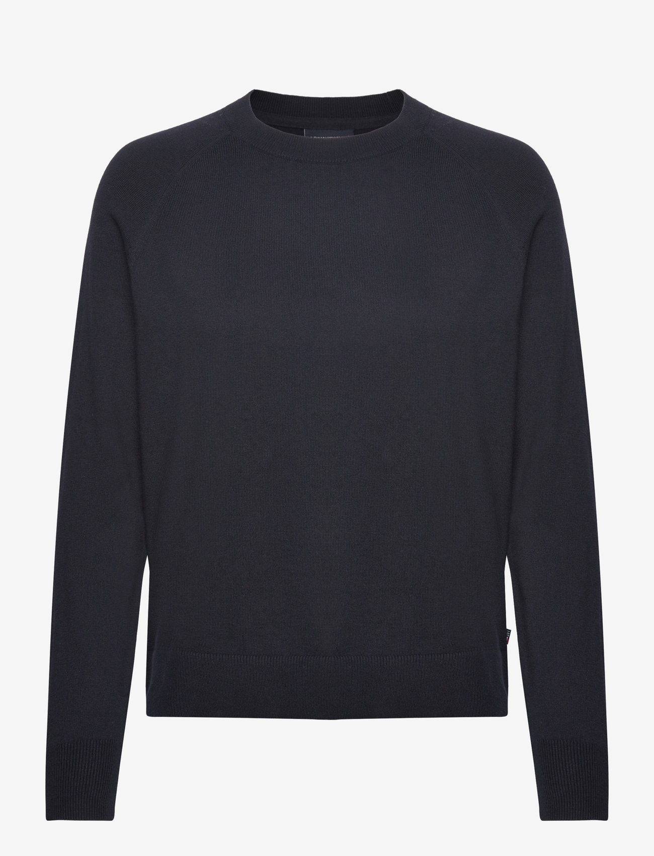 Lexington Clothing - Freya Cotton/Cashmere Sweater - stickade tröjor - dark blue - 1