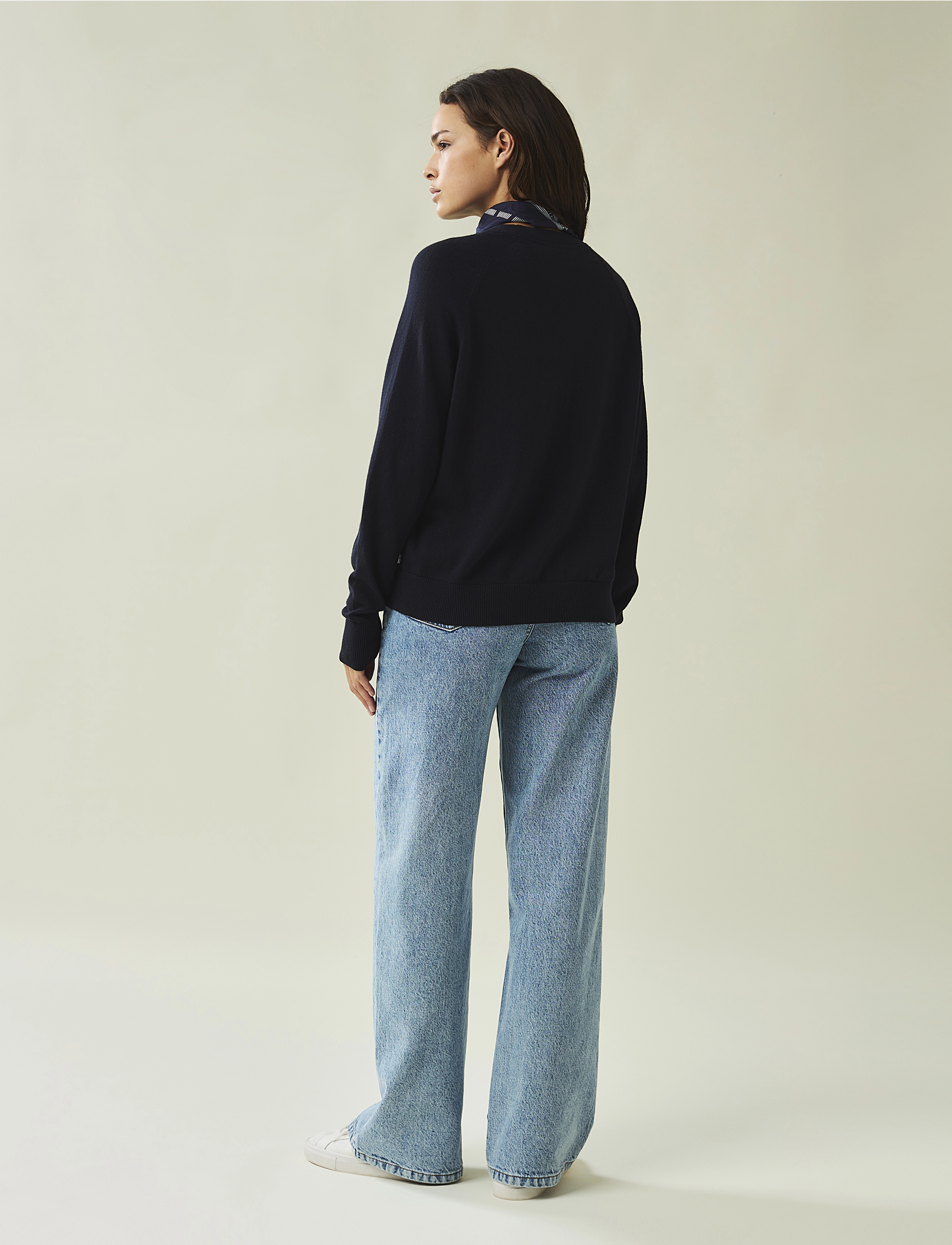 Lexington Clothing - Freya Cotton/Cashmere Sweater - cachemire - dark blue - 4