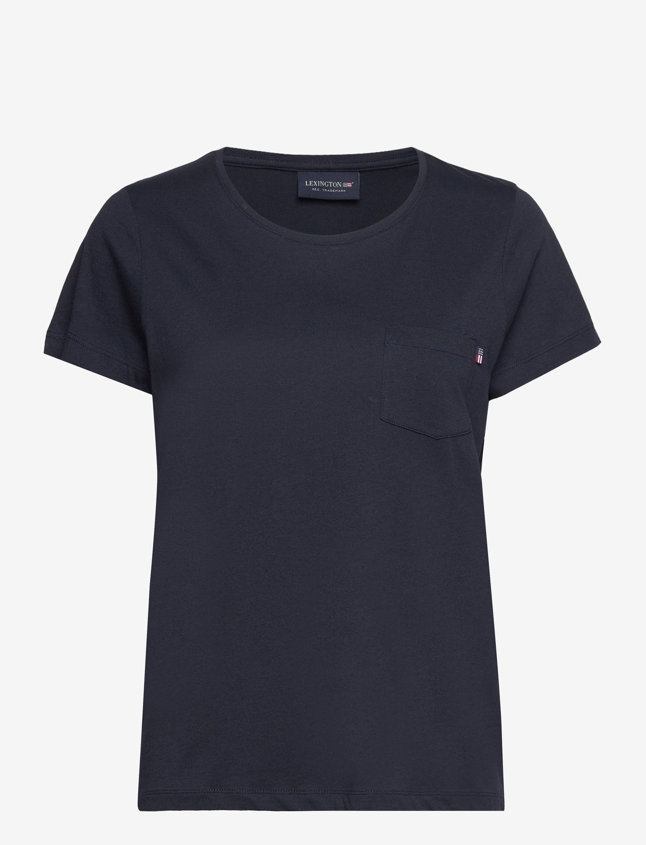Lexington Clothing - Ashley Jersey Tee - t-shirts - dark blue - 1