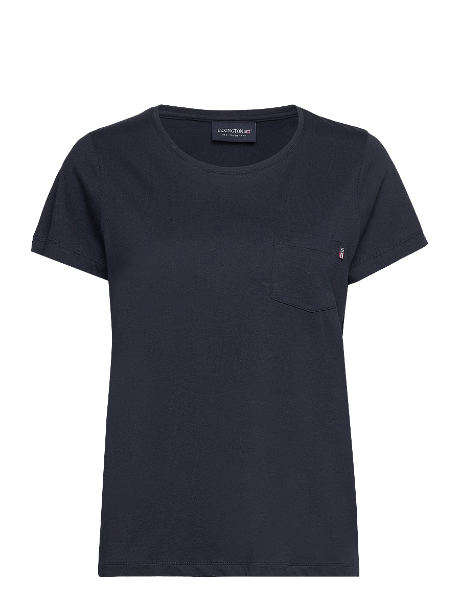 Lexington Clothing - Ashley Jersey Tee - t-shirts - dark blue - 1