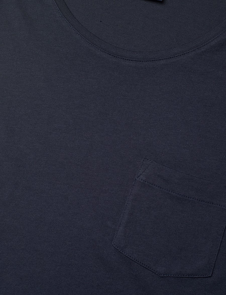 Lexington Clothing - Ashley Jersey Tee - t-shirts - dark blue - 4