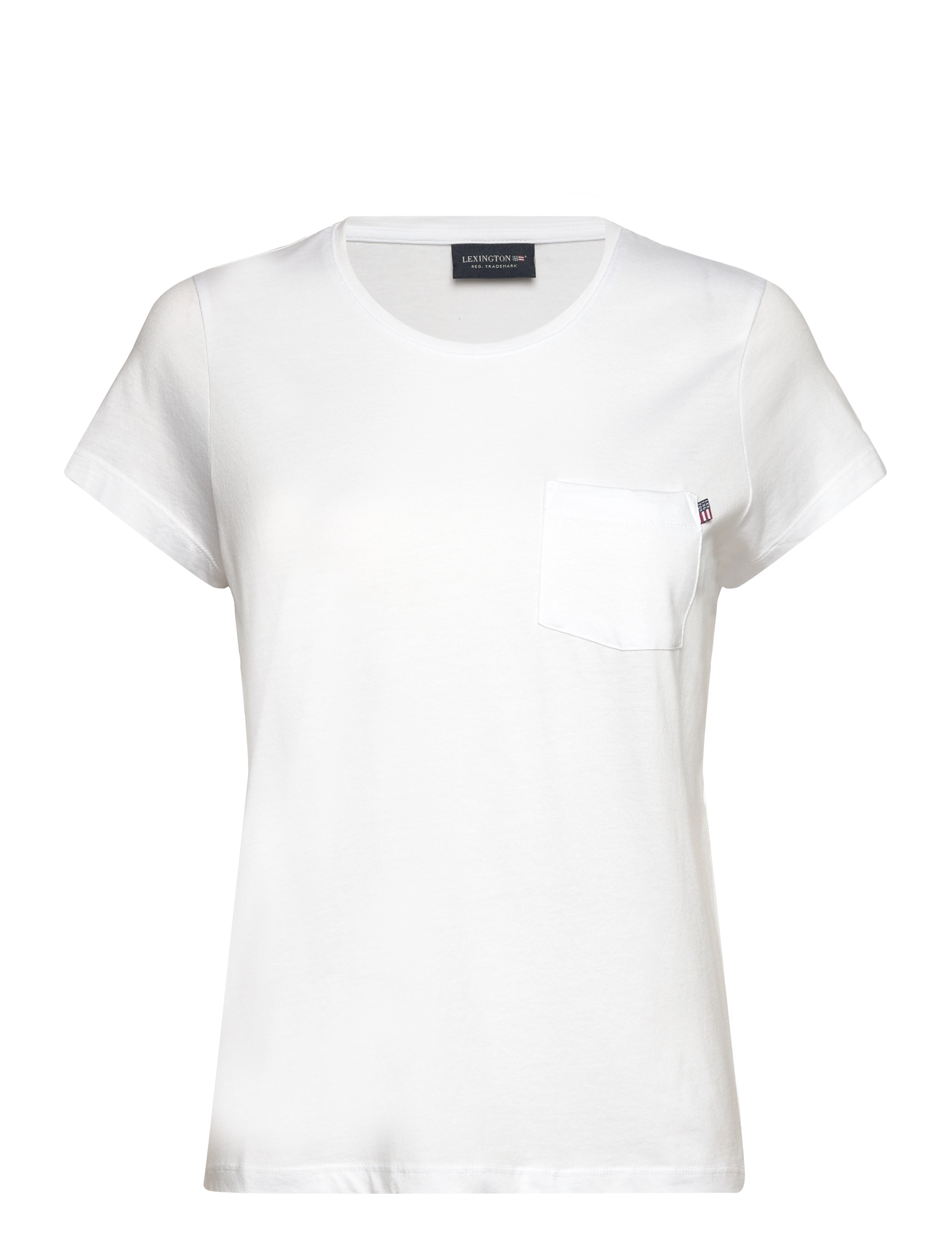 Lexington Clothing - Ashley Jersey Tee - stuttermarbolir - white - 1