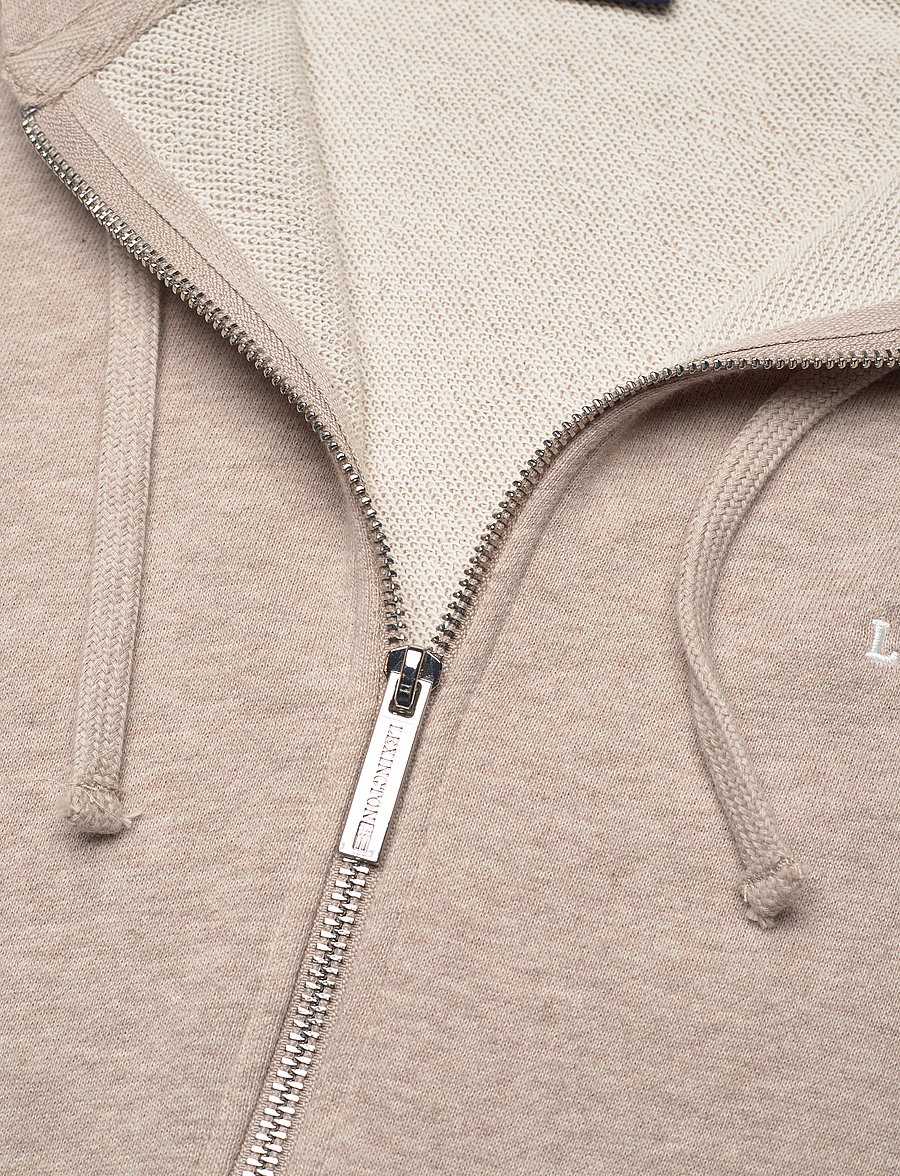 Lexington Clothing - Chloe Zip Hood - pulls à capuche - light brown melange - 5