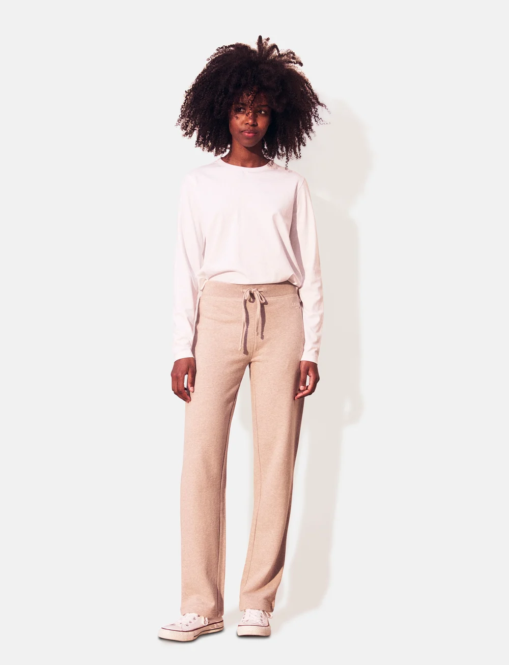 Lexington Clothing - Jenna Jersey Pants - modetrender - light brown melange - 0
