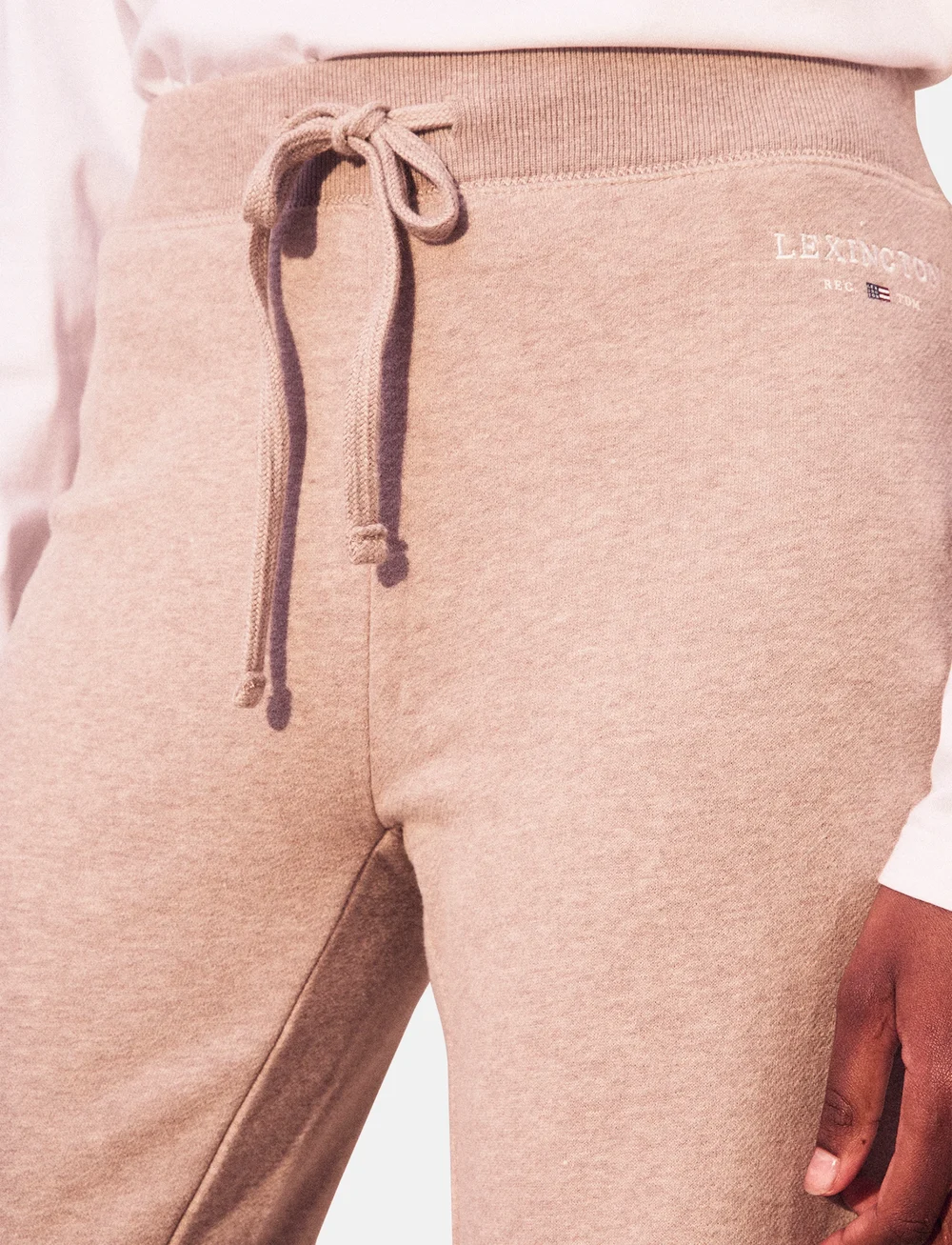 Lexington Clothing - Jenna Jersey Pants - modetrender - light brown melange - 4