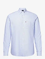 Casual Striped Oxford B.D Shirt - BLUE/WHITE STRIPE
