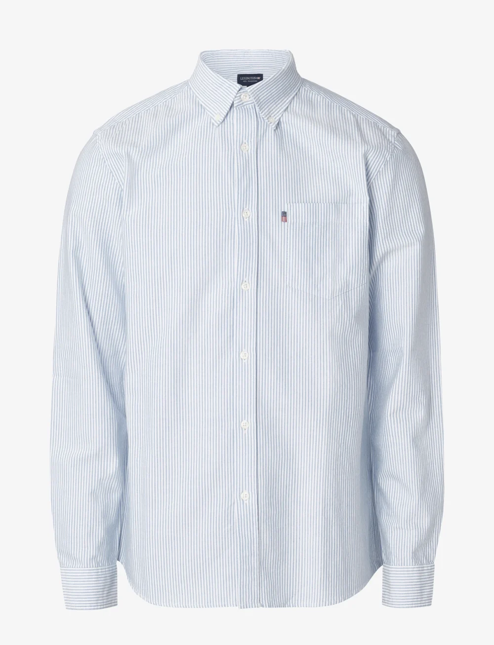 Lexington Clothing - Casual Striped Oxford B.D Shirt - casual shirts - blue/white stripe - 1