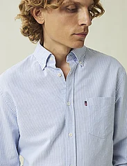 Lexington Clothing - Casual Striped Oxford B.D Shirt - chemises oxford - blue/white stripe - 4