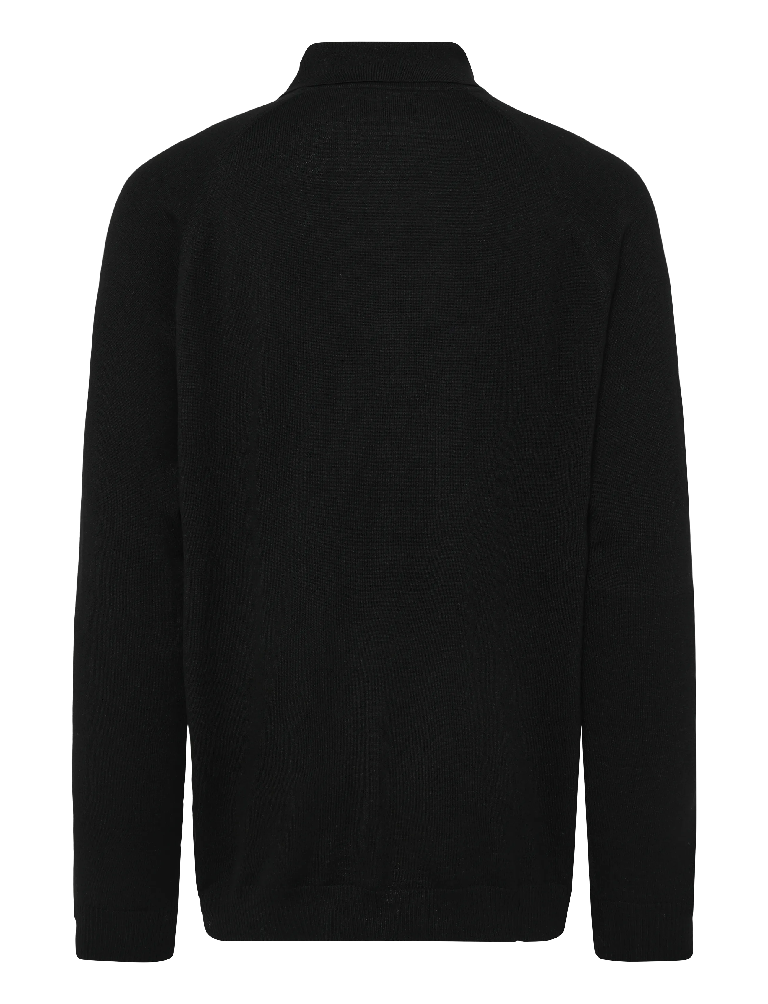 Lexington Clothing - Don Merino Rugby Polo Sweater - polostrik - black - 2