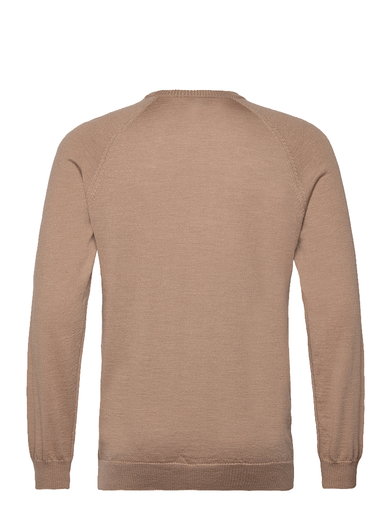 Lexington Clothing - Dean Merino Crew Neck Sweater - Ümmarguse kaelusega kudumid - beige - 1
