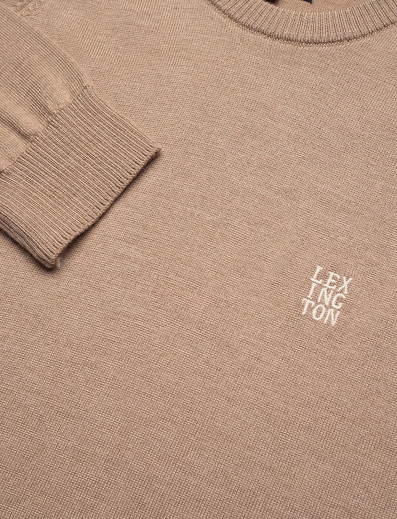 Lexington Clothing - Dean Merino Crew Neck Sweater - Ümmarguse kaelusega kudumid - beige - 2