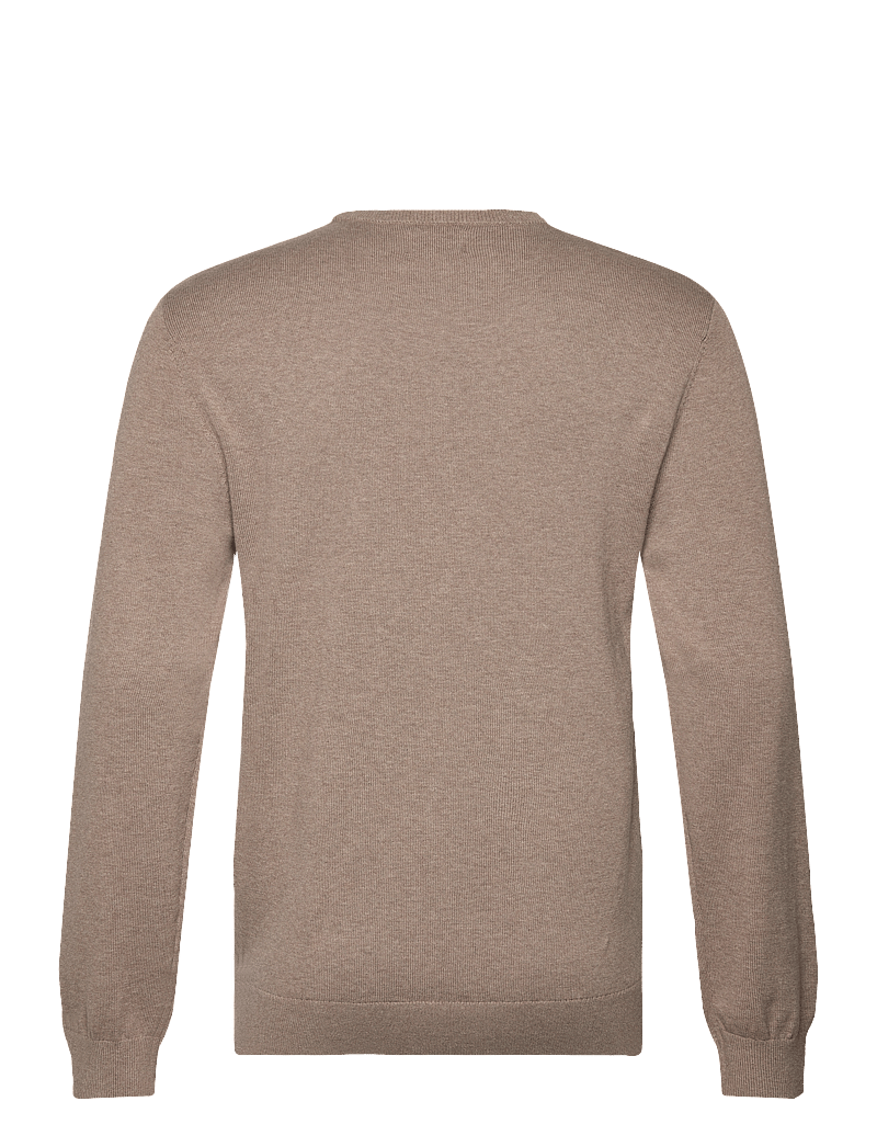 Lexington Clothing - Bradley Cotton Crew Sweater - rund hals - beige - 1