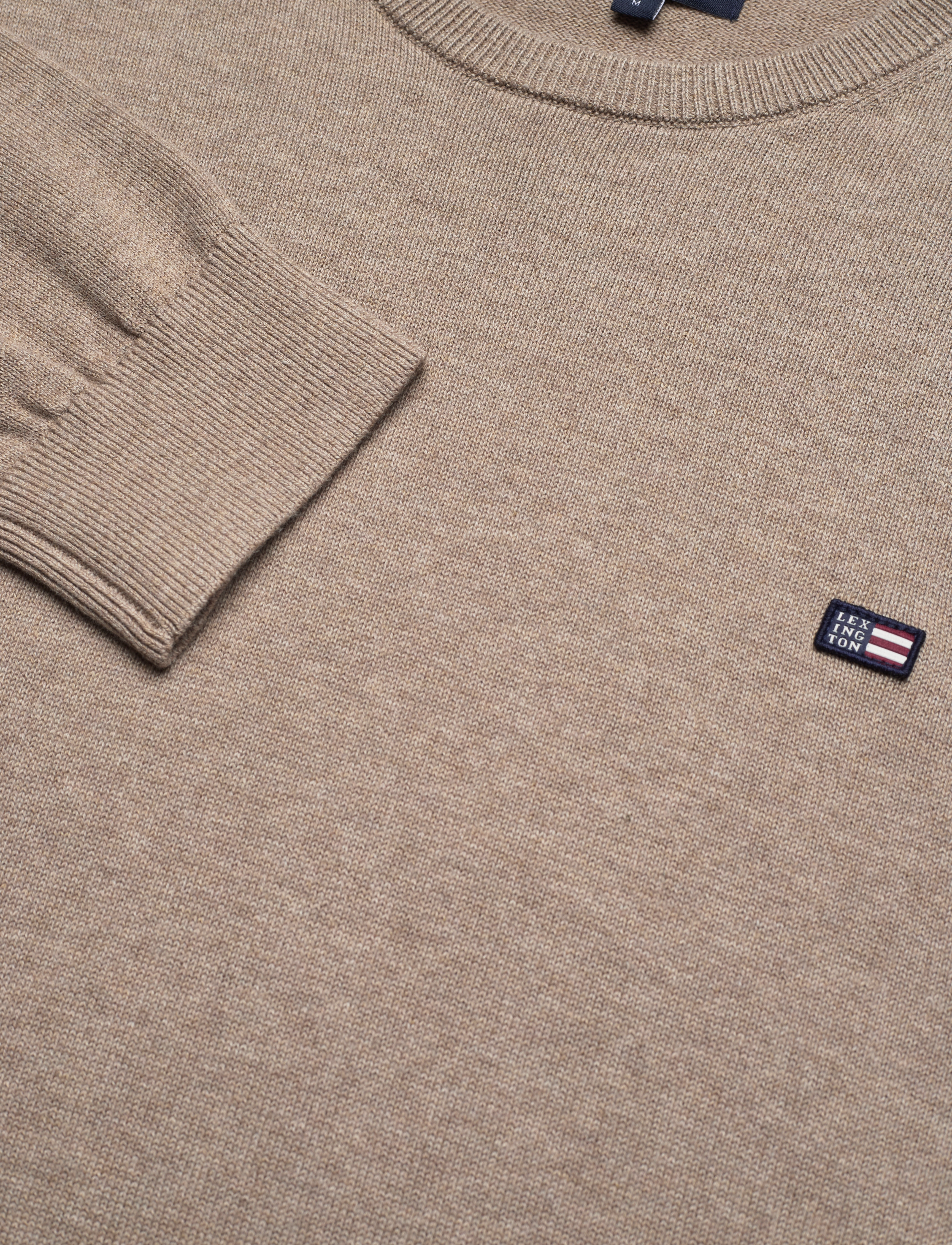 Lexington Clothing - Bradley Cotton Crew Sweater - trøjer - beige - 4