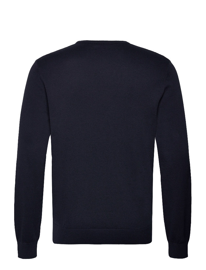 Lexington Clothing - Bradley Cotton Crew Sweater - Ümmarguse kaelusega kudumid - dark blue - 2