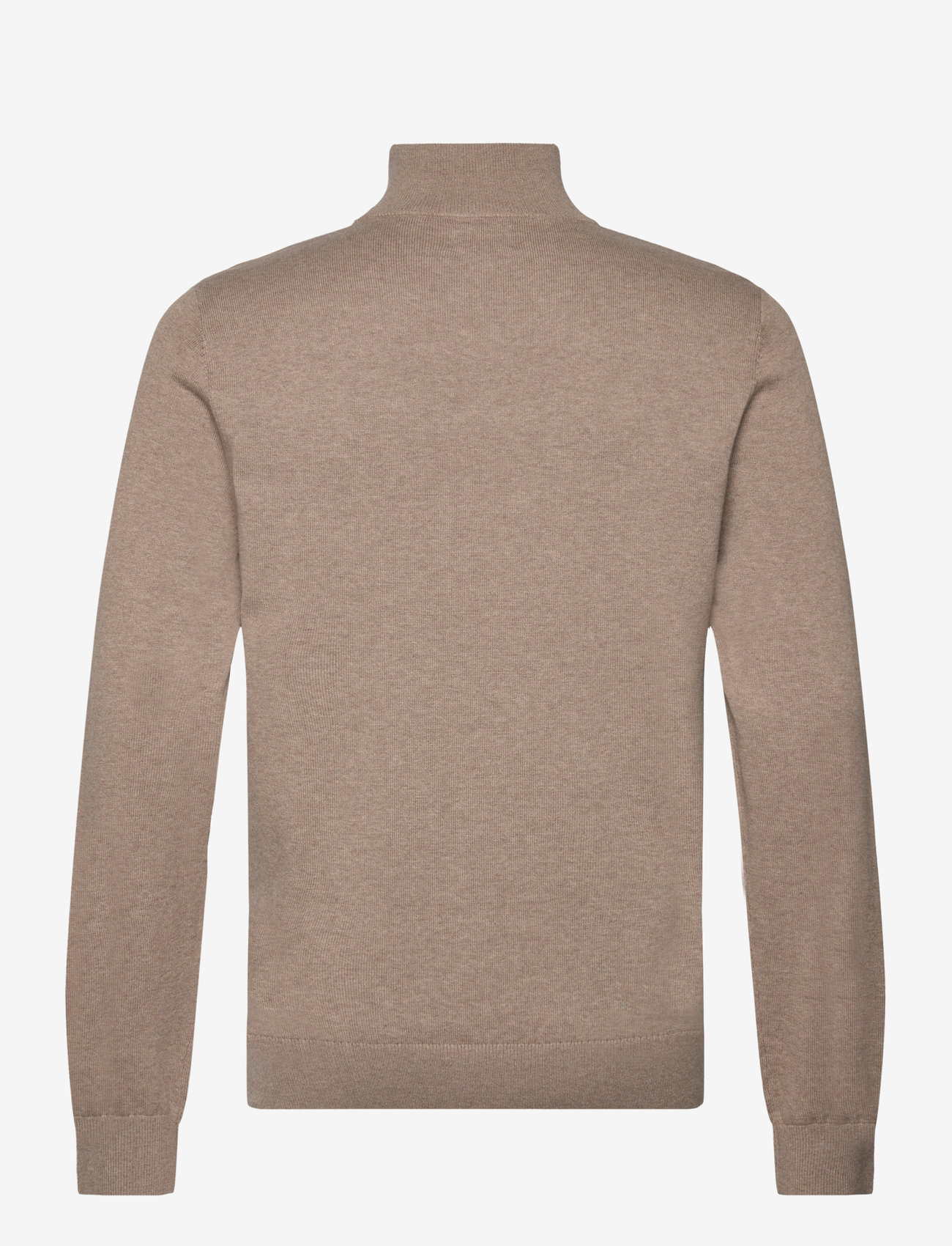 Lexington Clothing - Clay Cotton Half-Zip Sweater - half zip-tröjor - beige - 2