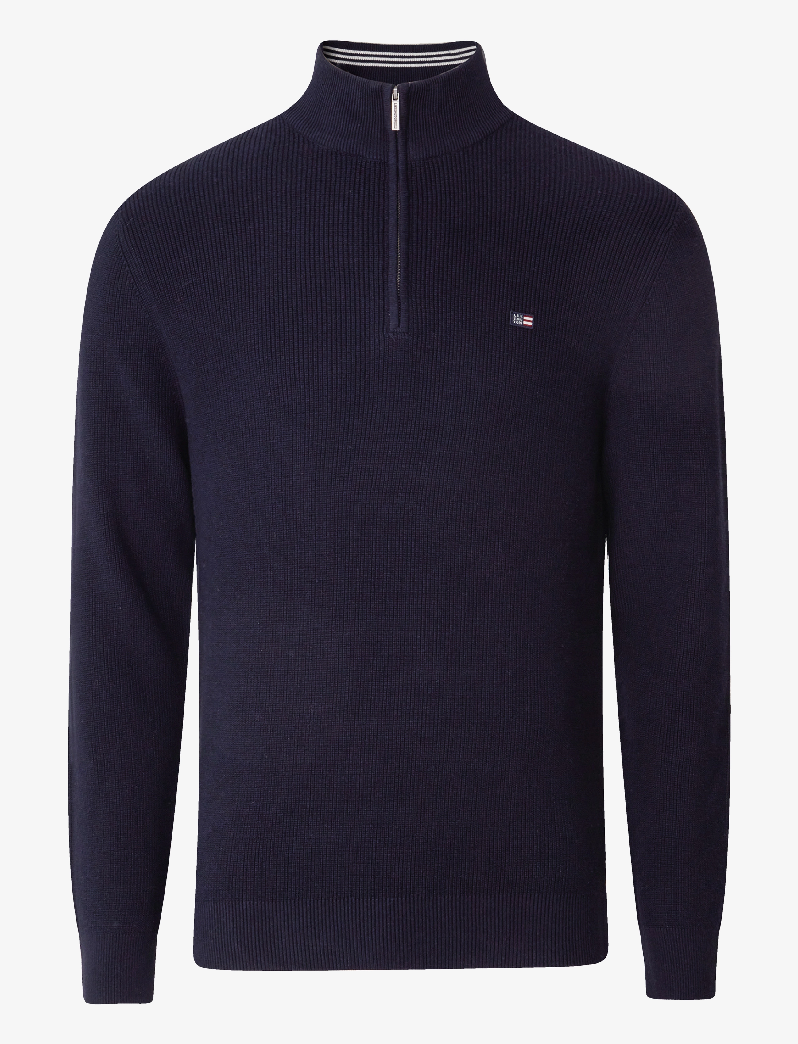 LEXINGTON CLOTHING Clay Baumwolle Half-Zip Pullover Navy - S - Herren
