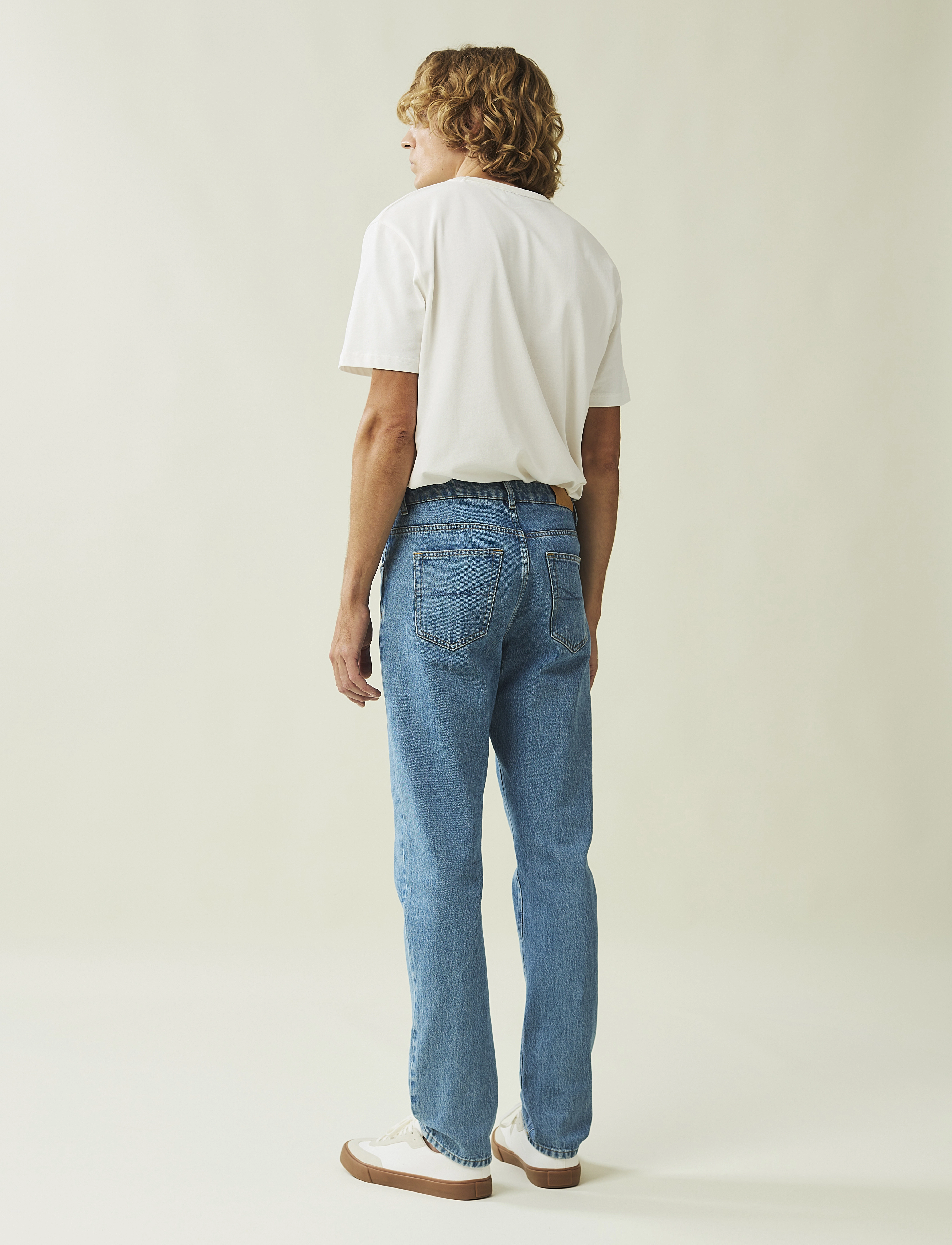 Lexington Clothing - Curt Casual Blue Wash Denim - bukser & jeans - lt blue denim - 3
