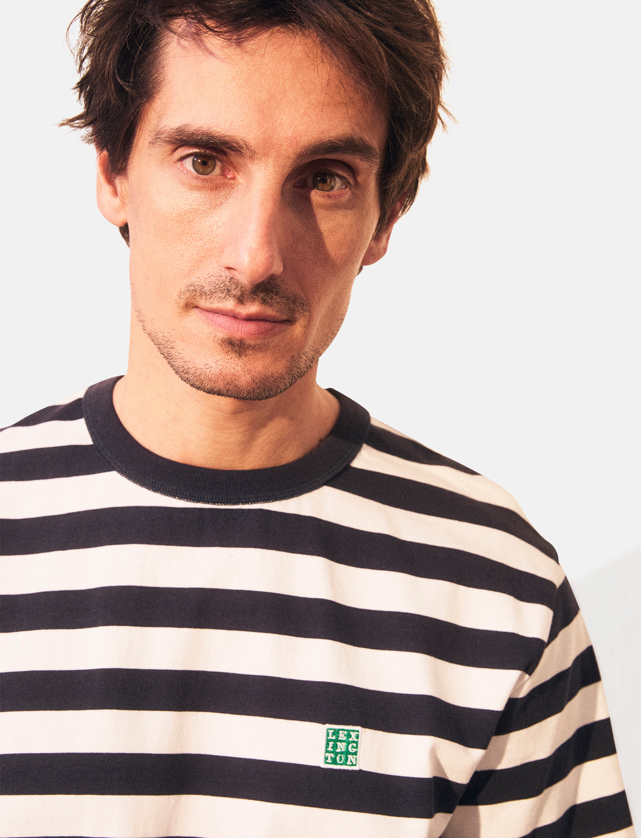 Lexington Clothing - Lee Heavy Bretton Tee - blue/white stripe - 4