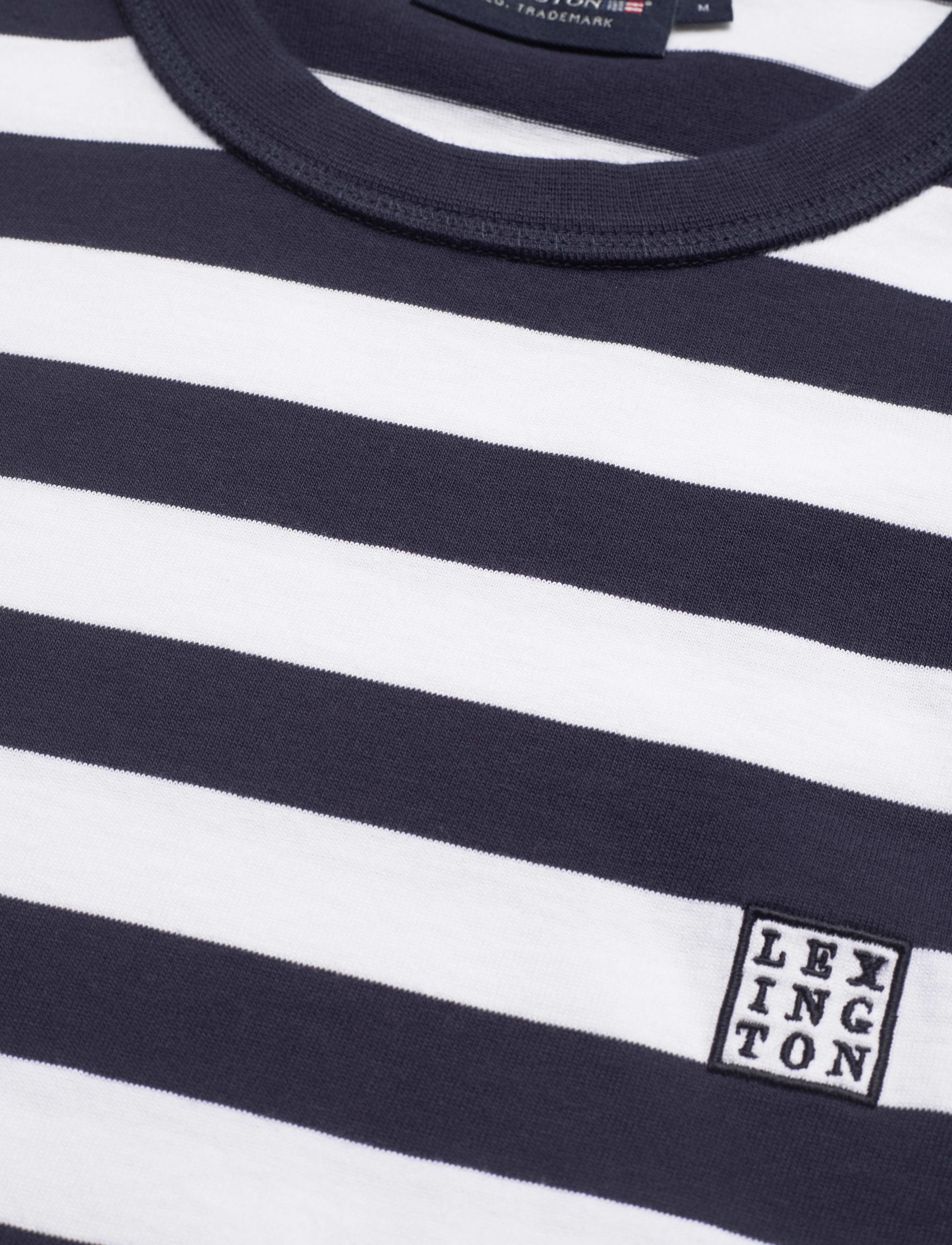 Lexington Clothing - Lee Heavy Bretton Tee - blue/white stripe - 5