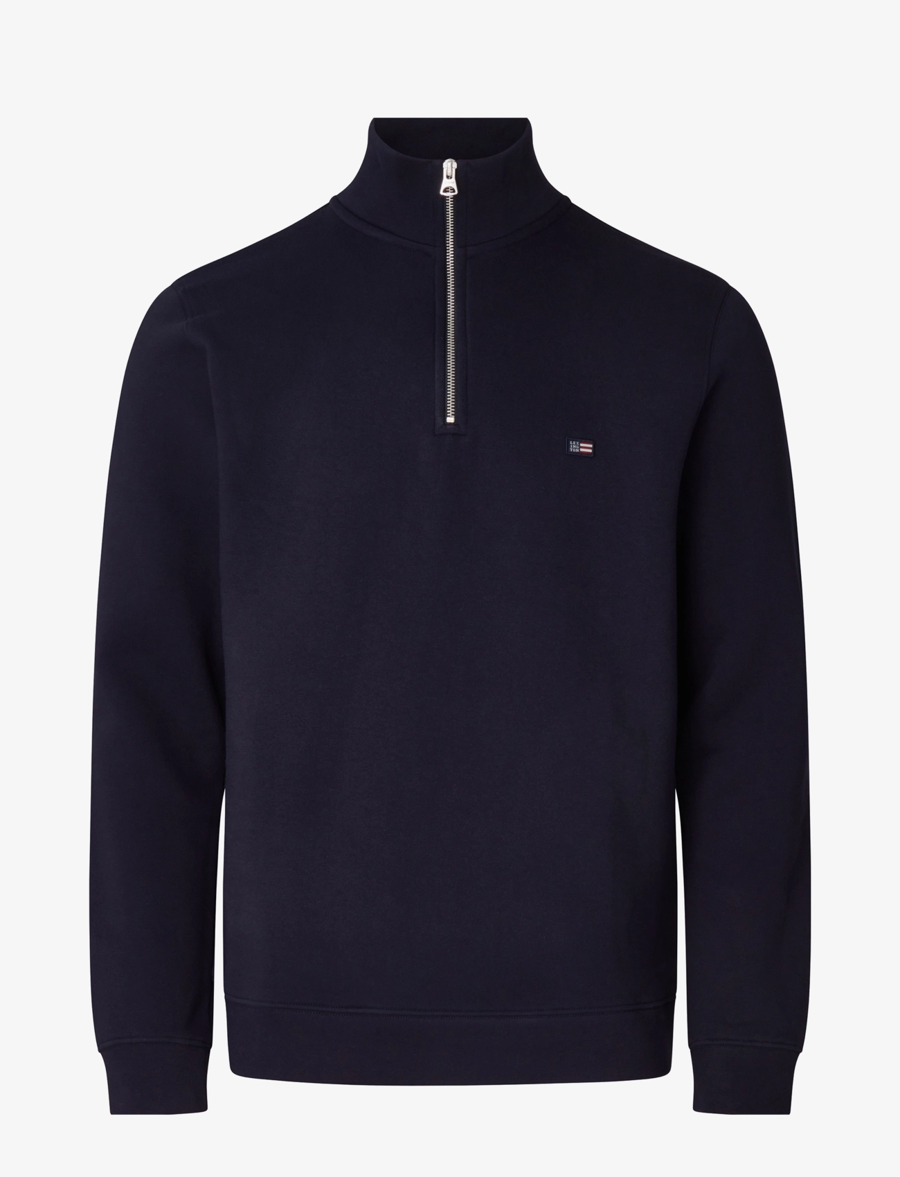Lexington Clothing - Terrance Organic Cotton Half-Zip Sweatshirt - dark blue - 1