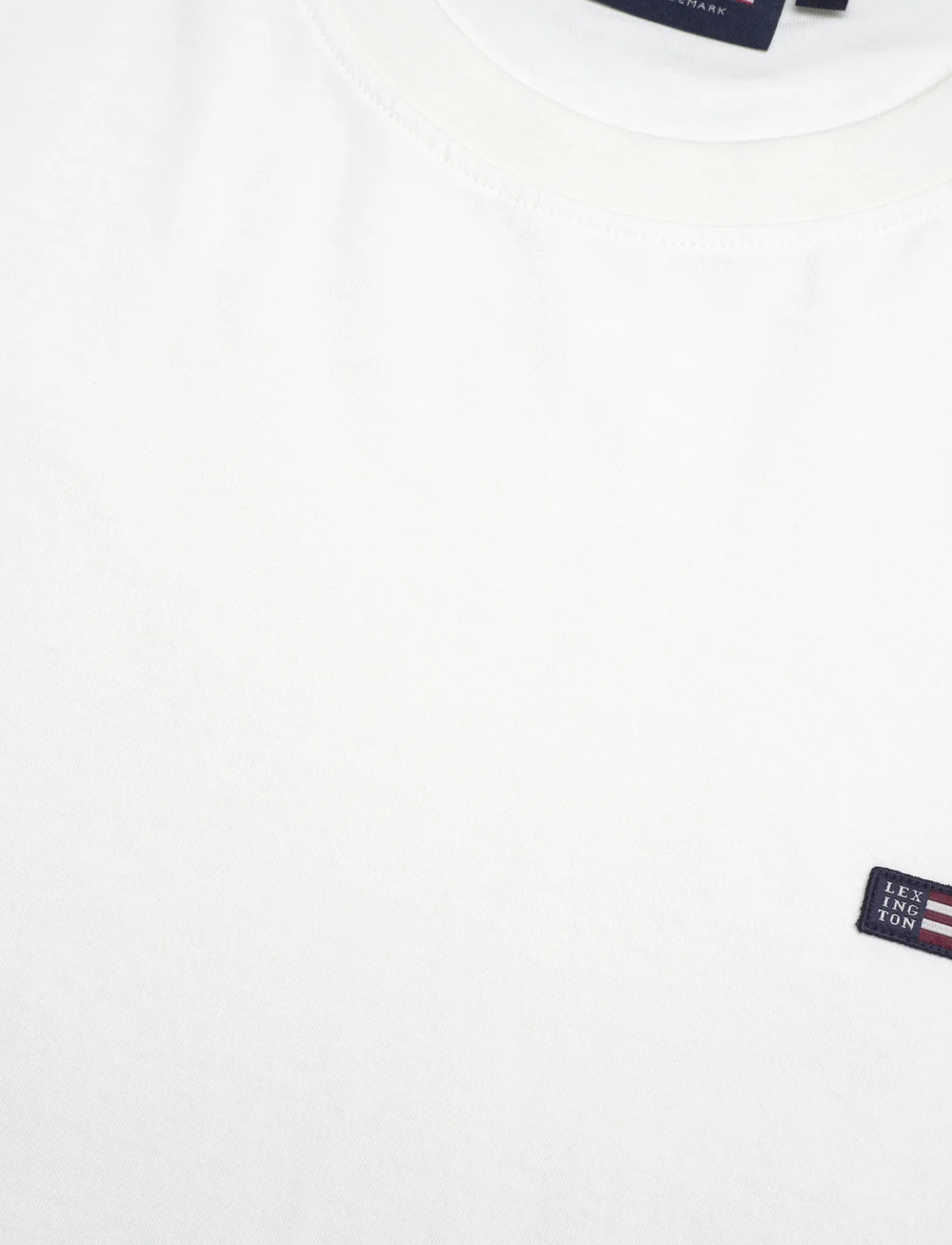 Lexington Clothing - Max Classic Organic Cotton Tee - kortærmede t-shirts - white - 2