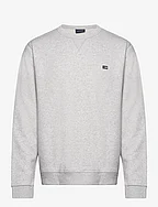 Matteo Organic Cotton Crew Sweatshirt - GRAY MELANGE