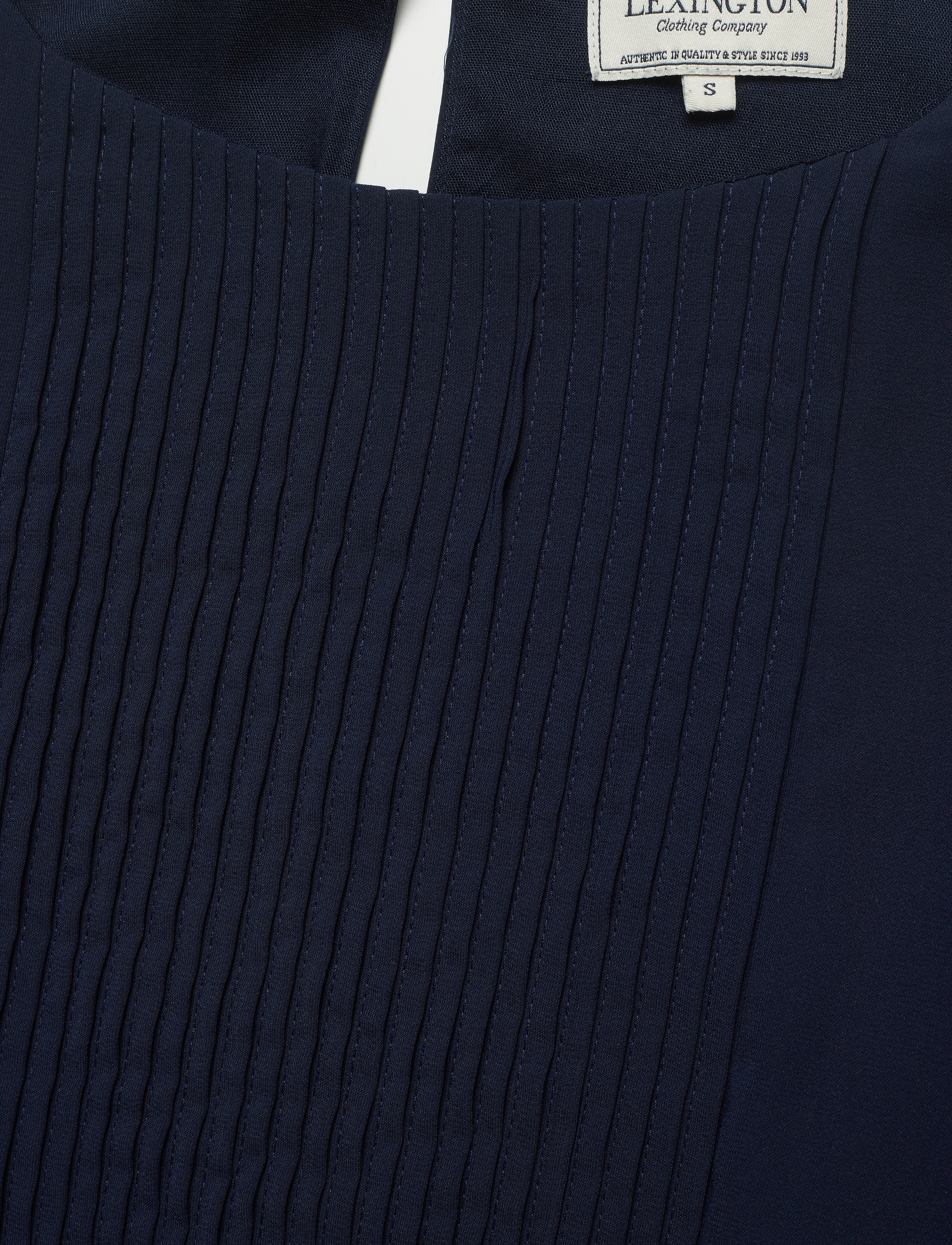 Lexington Clothing - Katie Plisse Dress - navy blue - 2