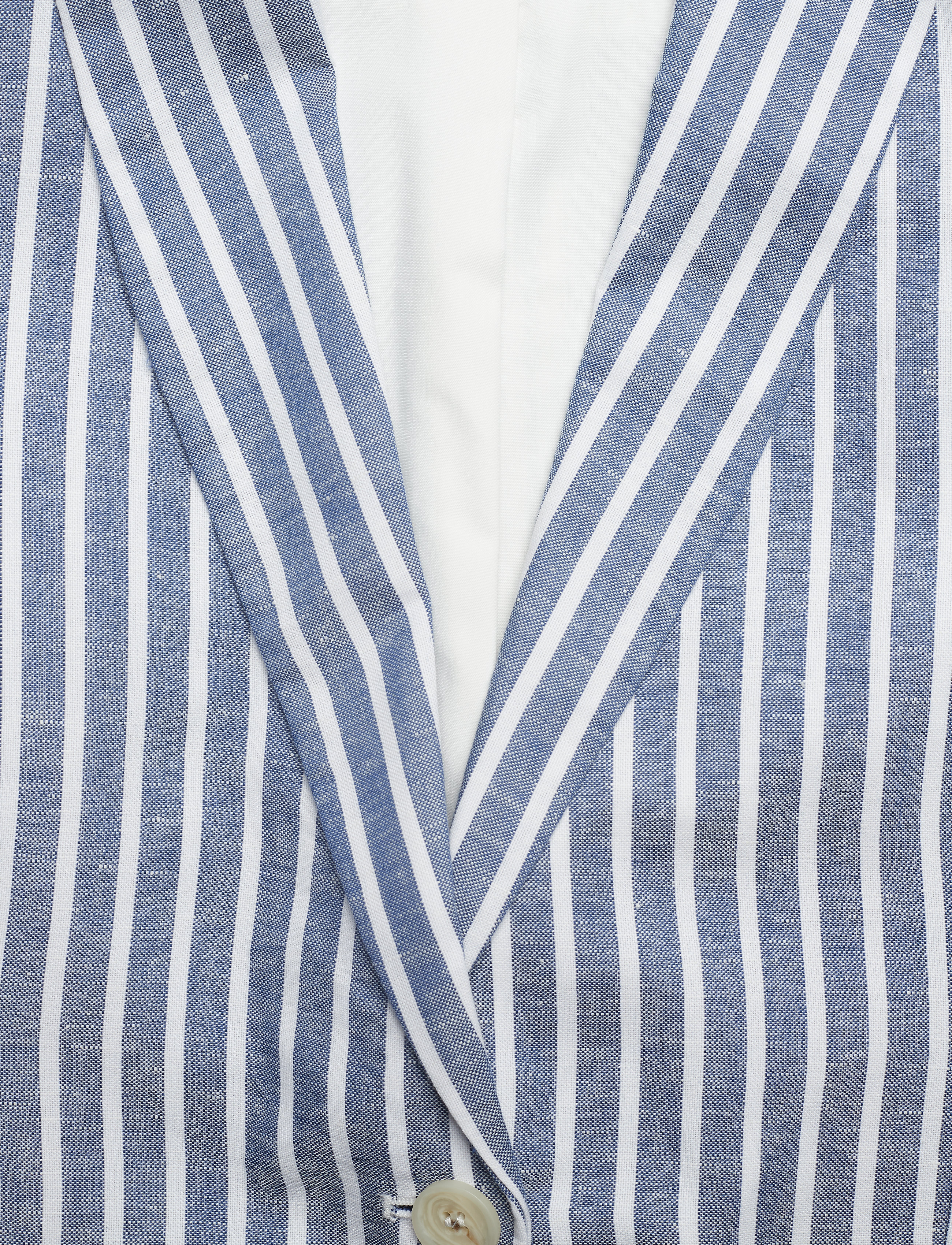 Lexington Clothing - Frida Linen Blazer - blue/white stripe - 2