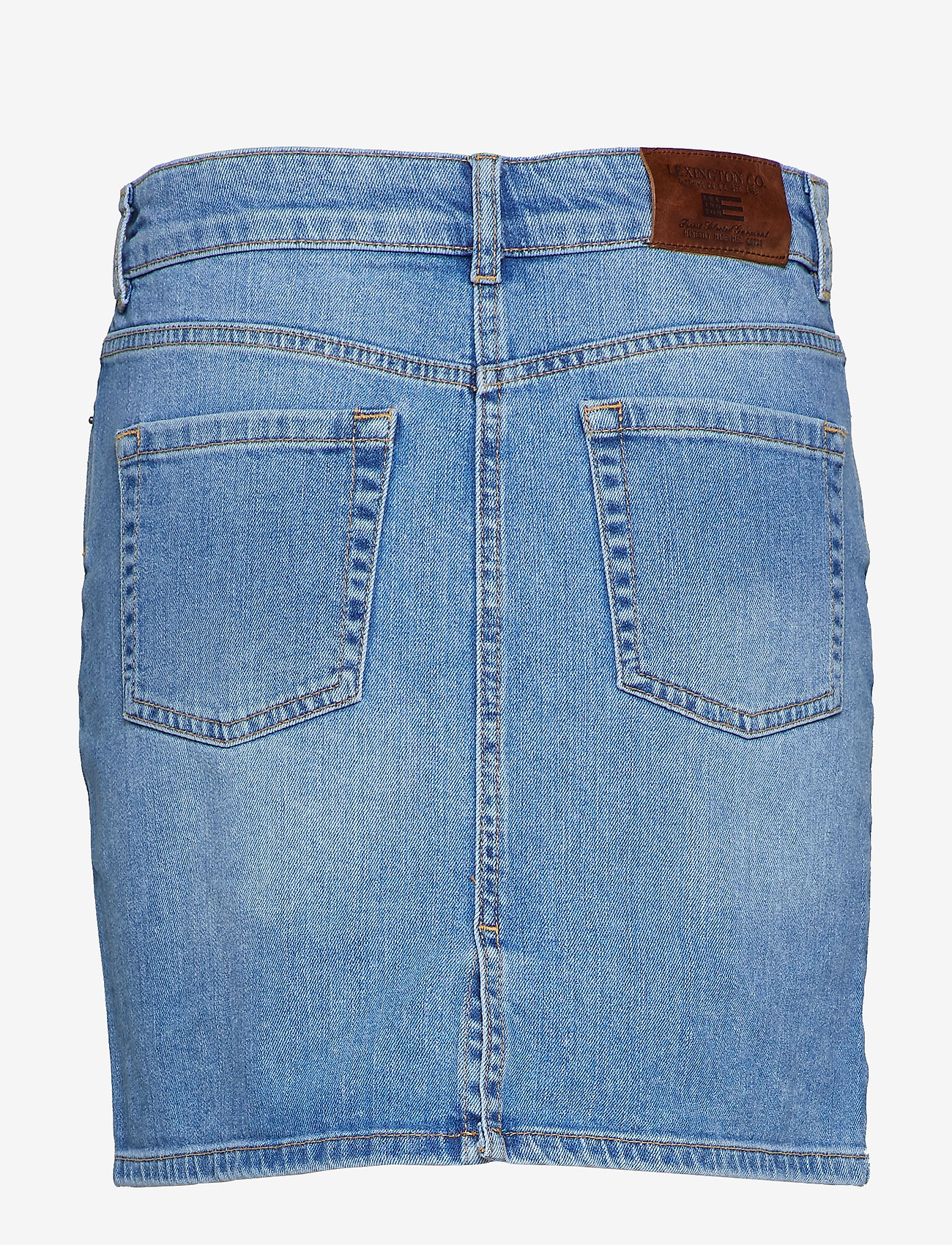 Lexington Clothing - Alexa Blue Denim Skirt - denimnederdele - lt blue denim - 1
