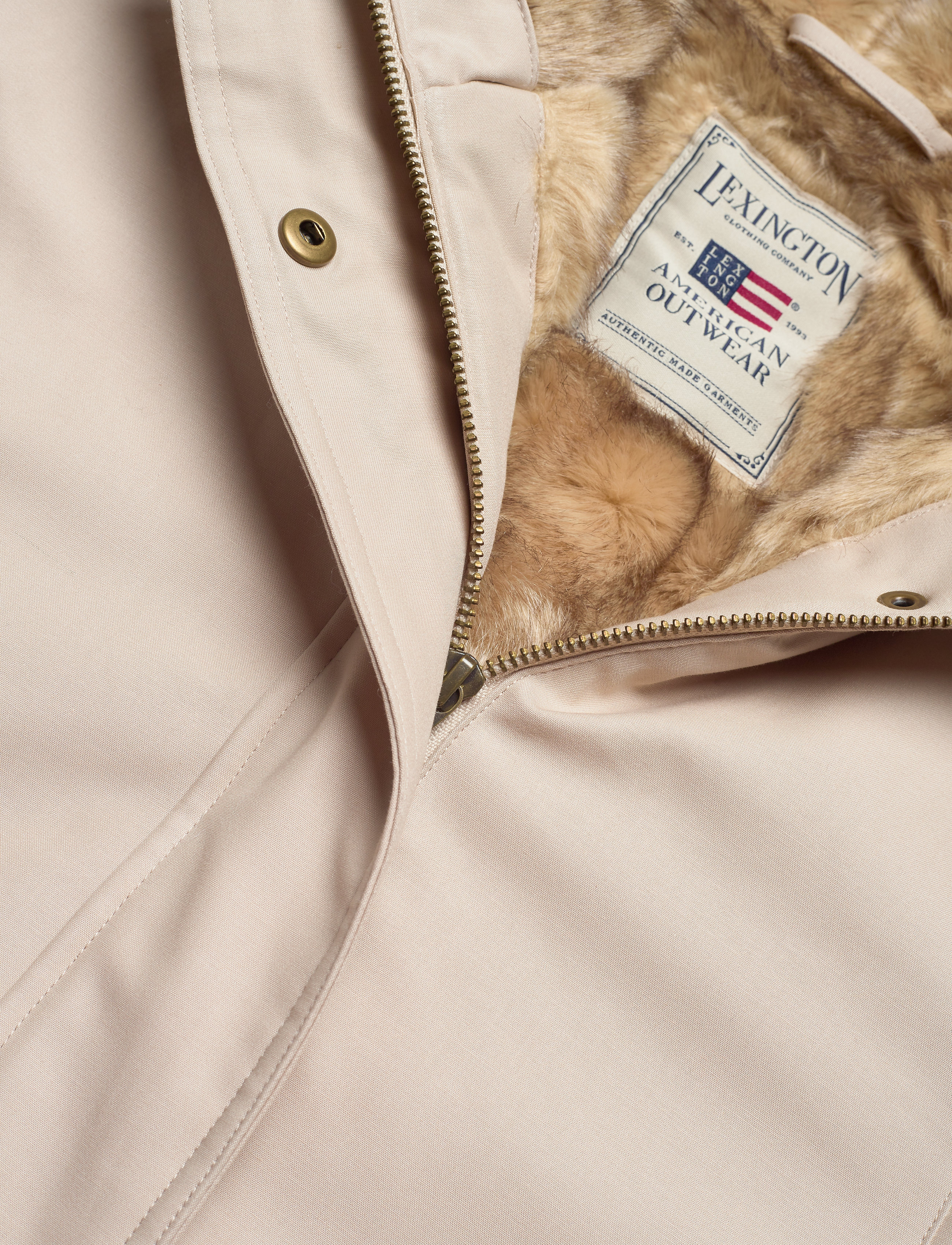 Lexington Clothing - Biella Cotton Parka - light beige - 3