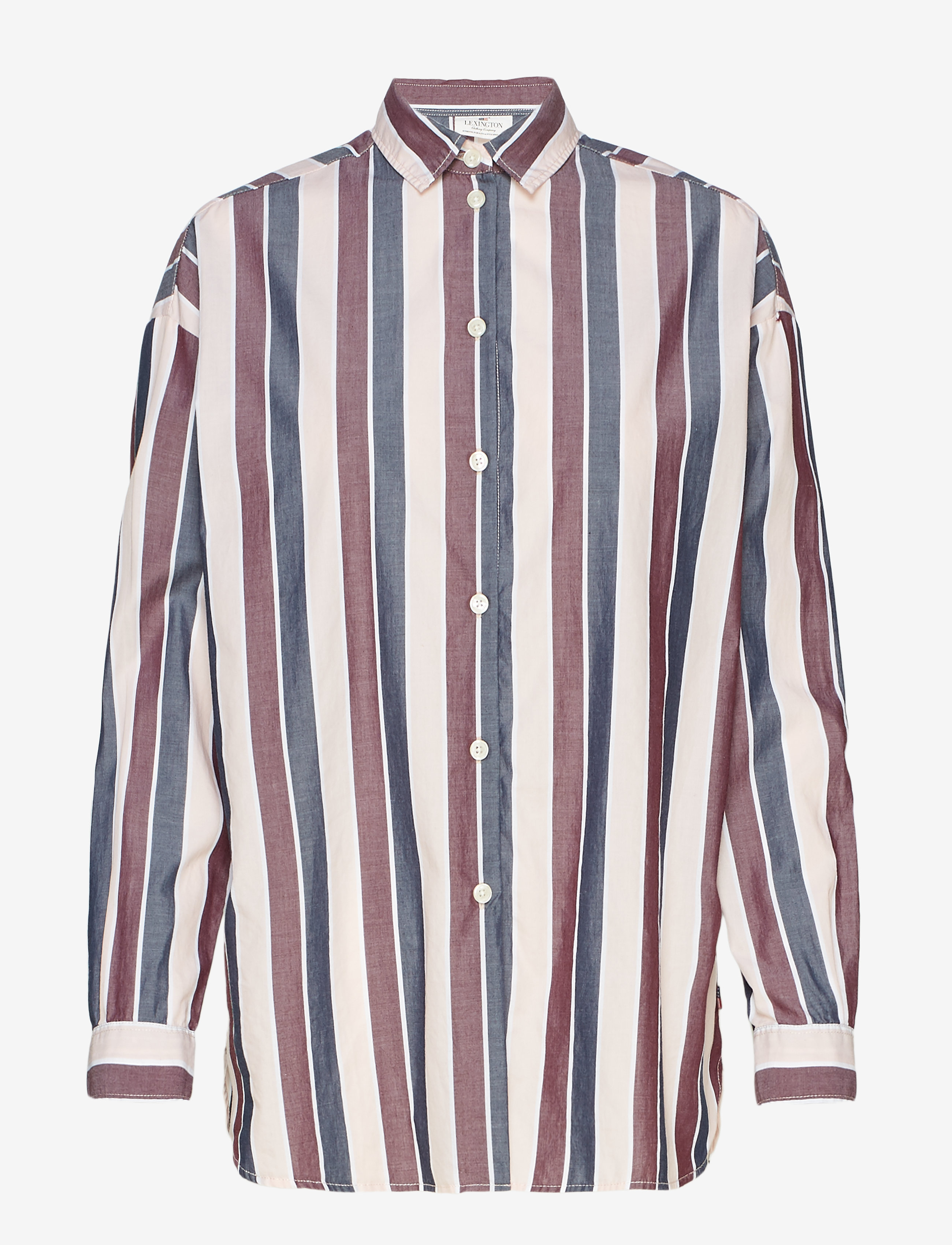 Lexington Clothing - Edith Poplin Shirt - multi stripe - 0