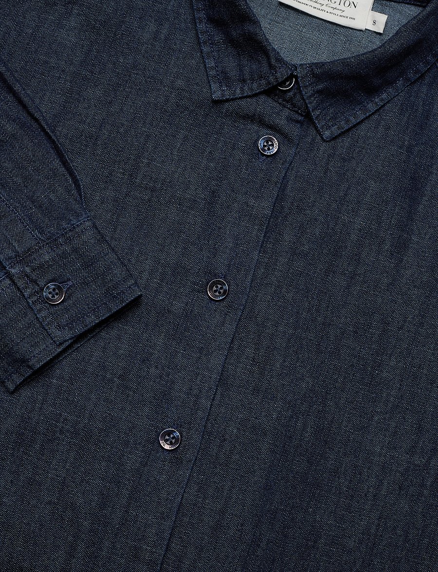 Lexington Clothing - Edith Denim Shirt - dark blue denim - 2