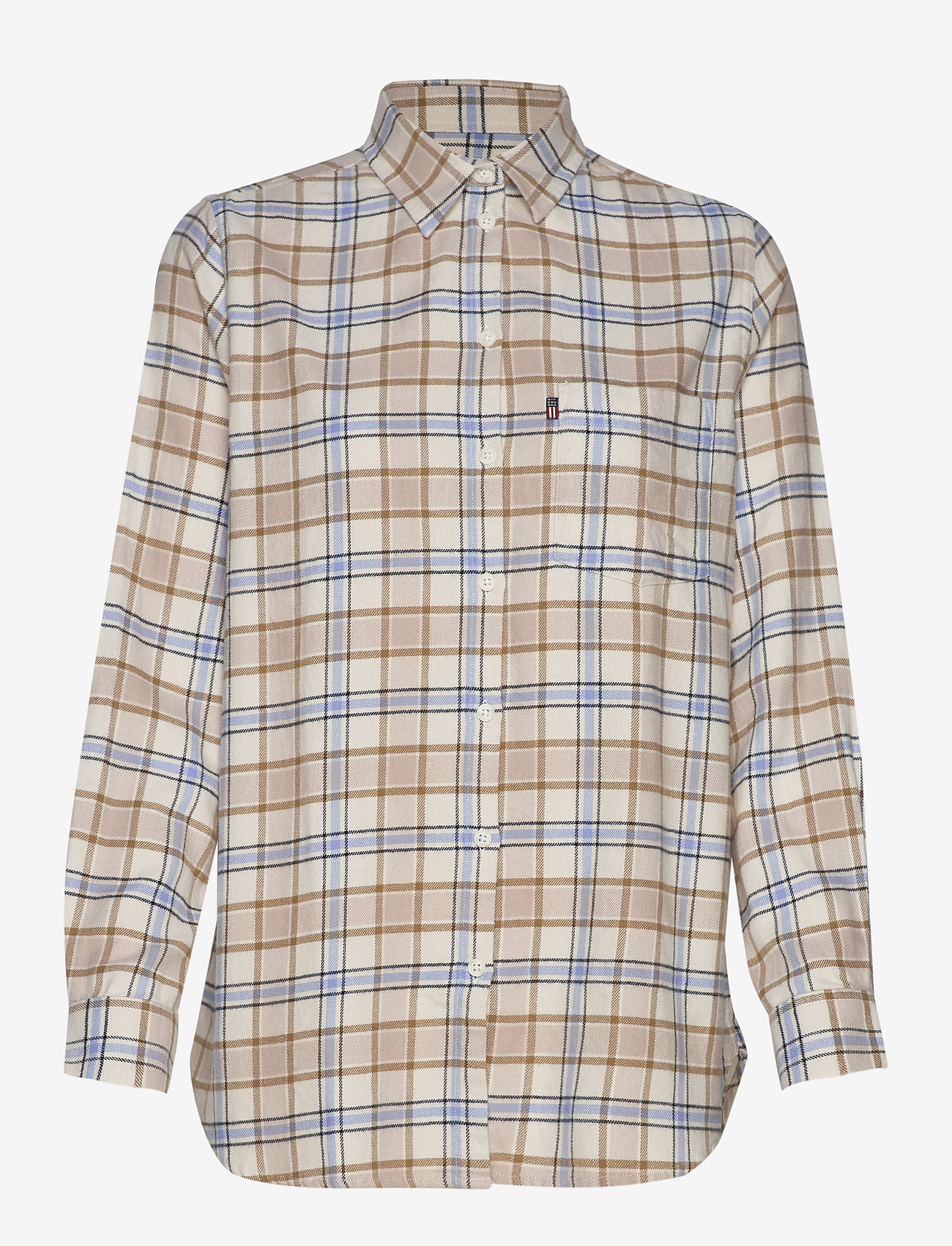 Lexington Clothing - Isa flannel Shirt - beige multi check - 0