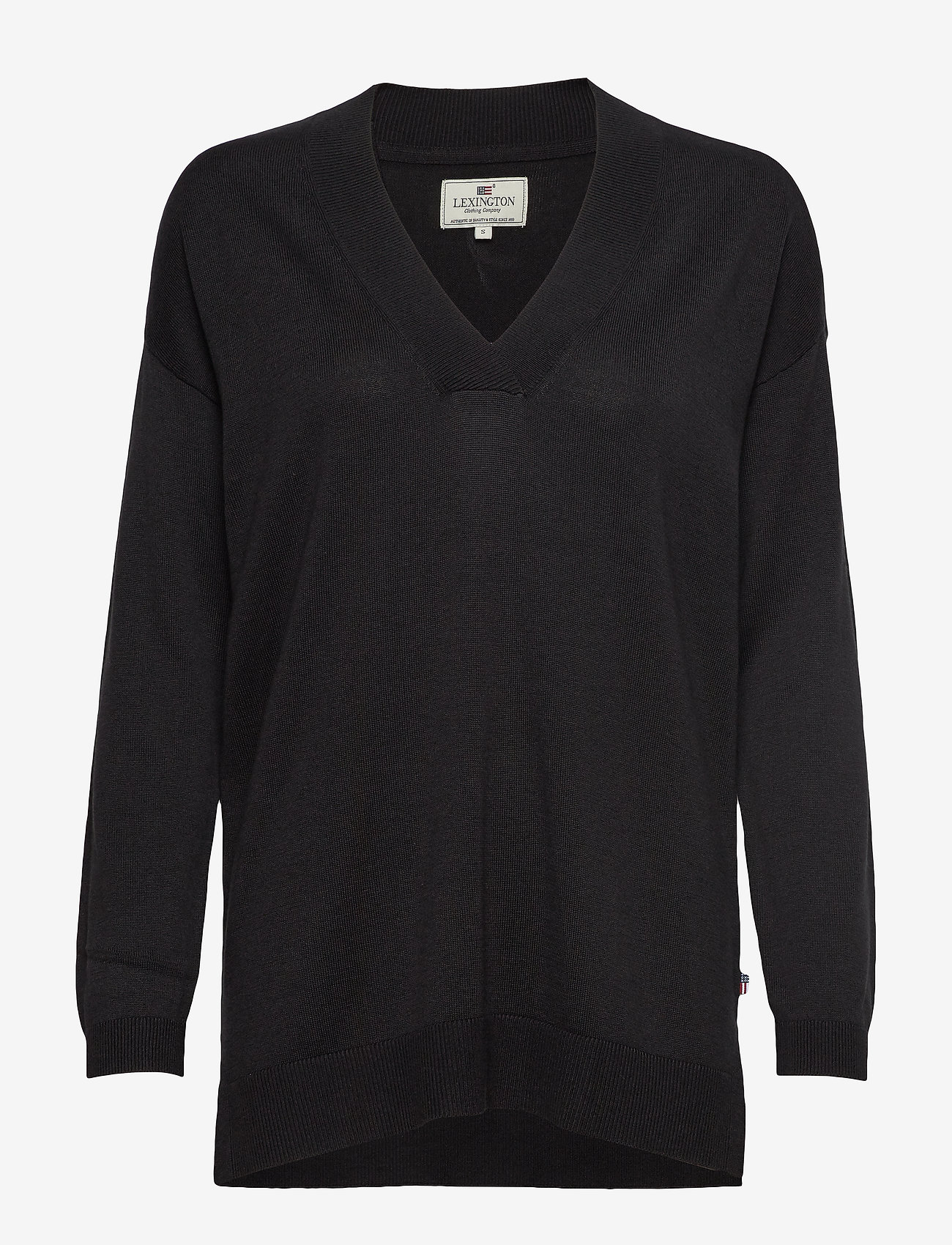 Lexington Clothing - Ana V-neck Sweater - black - 0