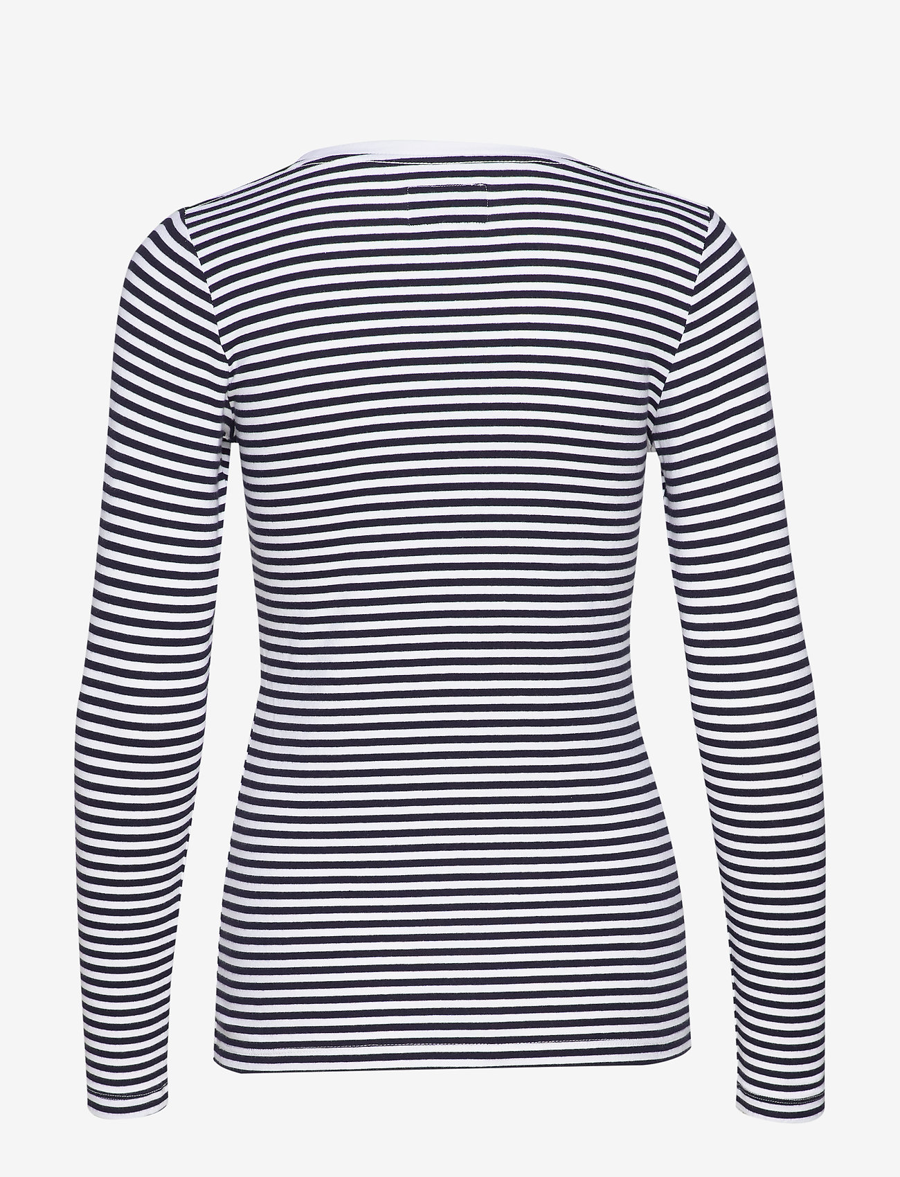 Lexington Clothing - Thelma Solid Tee - blue/white stripe - 1