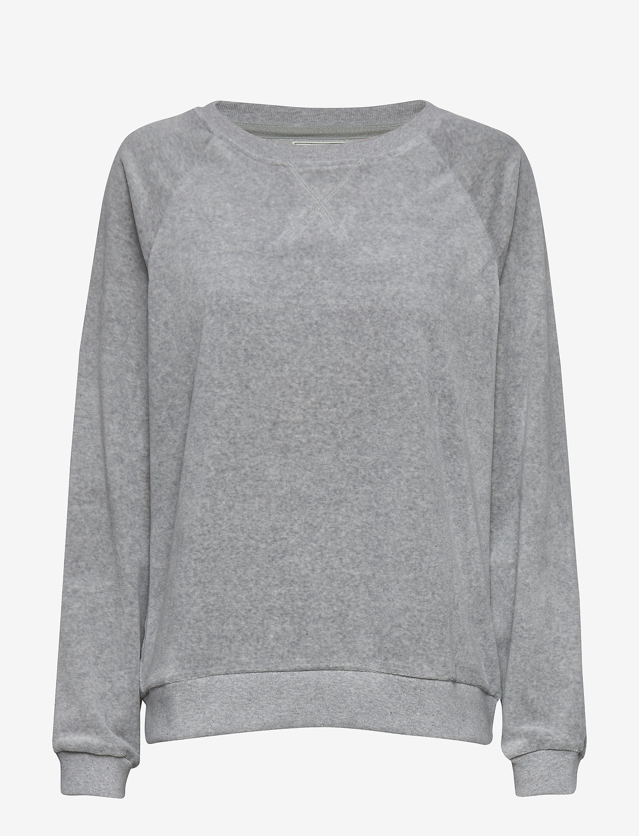Lexington Clothing - Martha Velour Sweatshirt - gray melange - 0