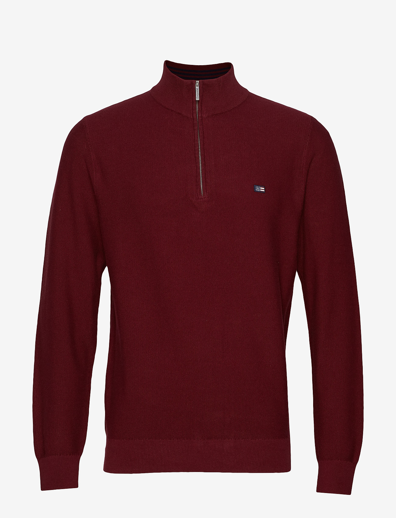 Lexington Clothing - Clay Half Zip Sweater - dark red - 0
