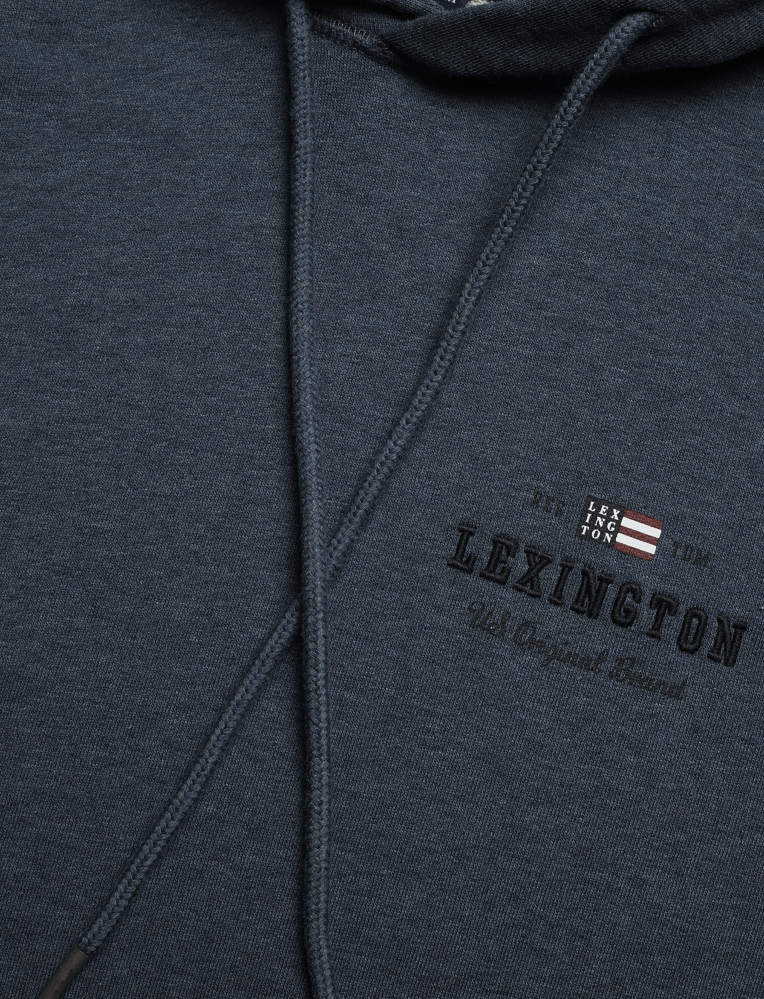 Lexington Clothing - Cooper Hood - blue melange - 2