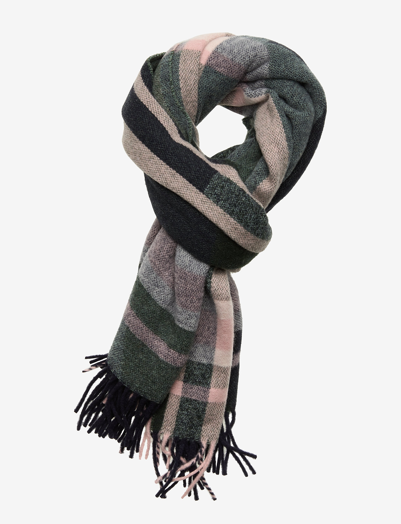 Lexington Clothing - Aurora Checked Wool Scarf - multi check - 0