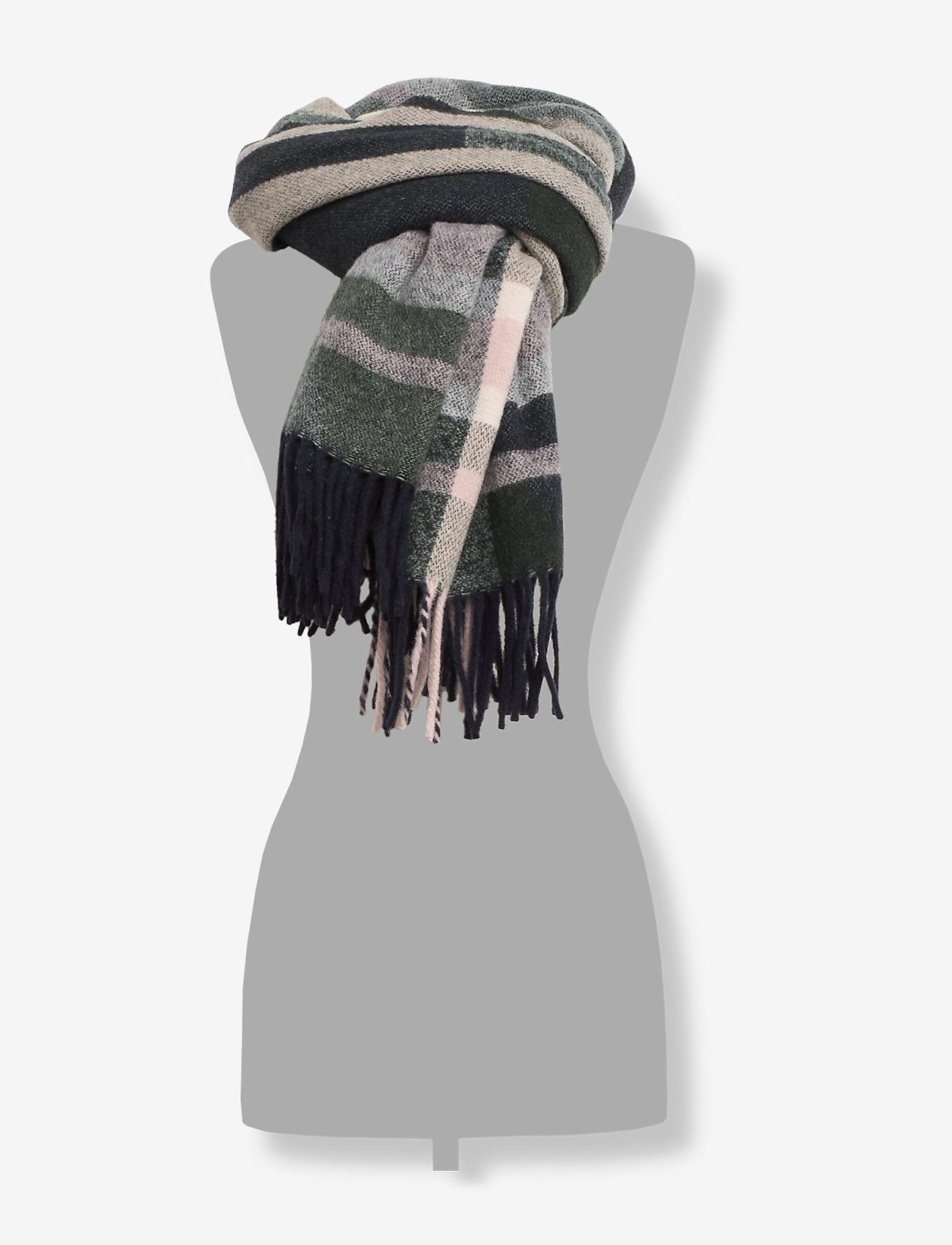 Lexington Clothing - Aurora Checked Wool Scarf - multi check - 1