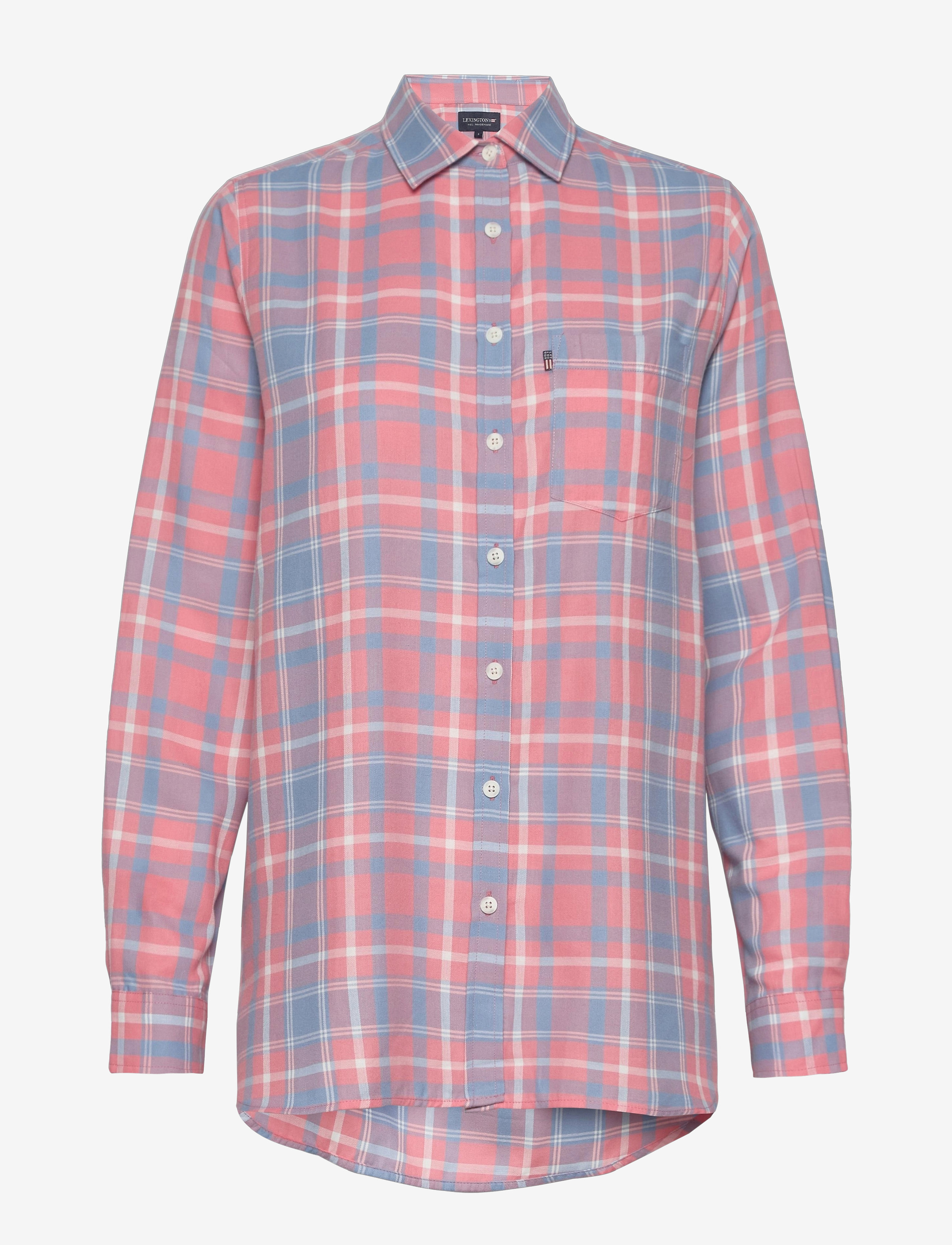 Lexington Clothing - Isa Flannel Shirt - pink multi check - 0