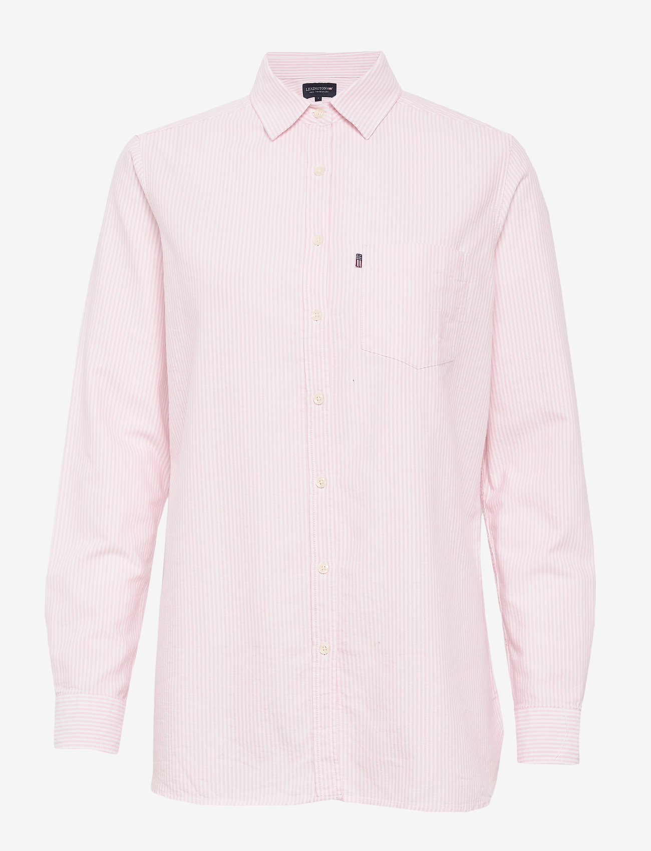 Lexington Clothing - Isa Oxford Shirt - pink/white stripe - 0