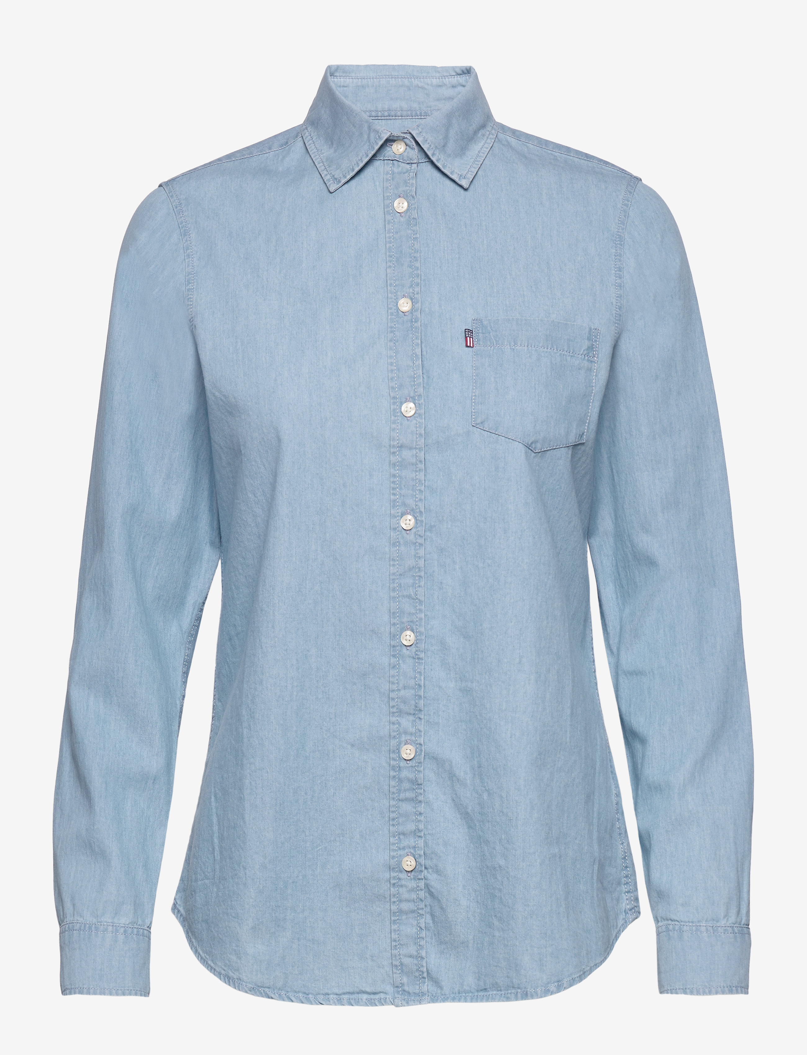 Lexington Clothing - Emily Denim Shirt - lt blue denim - 0